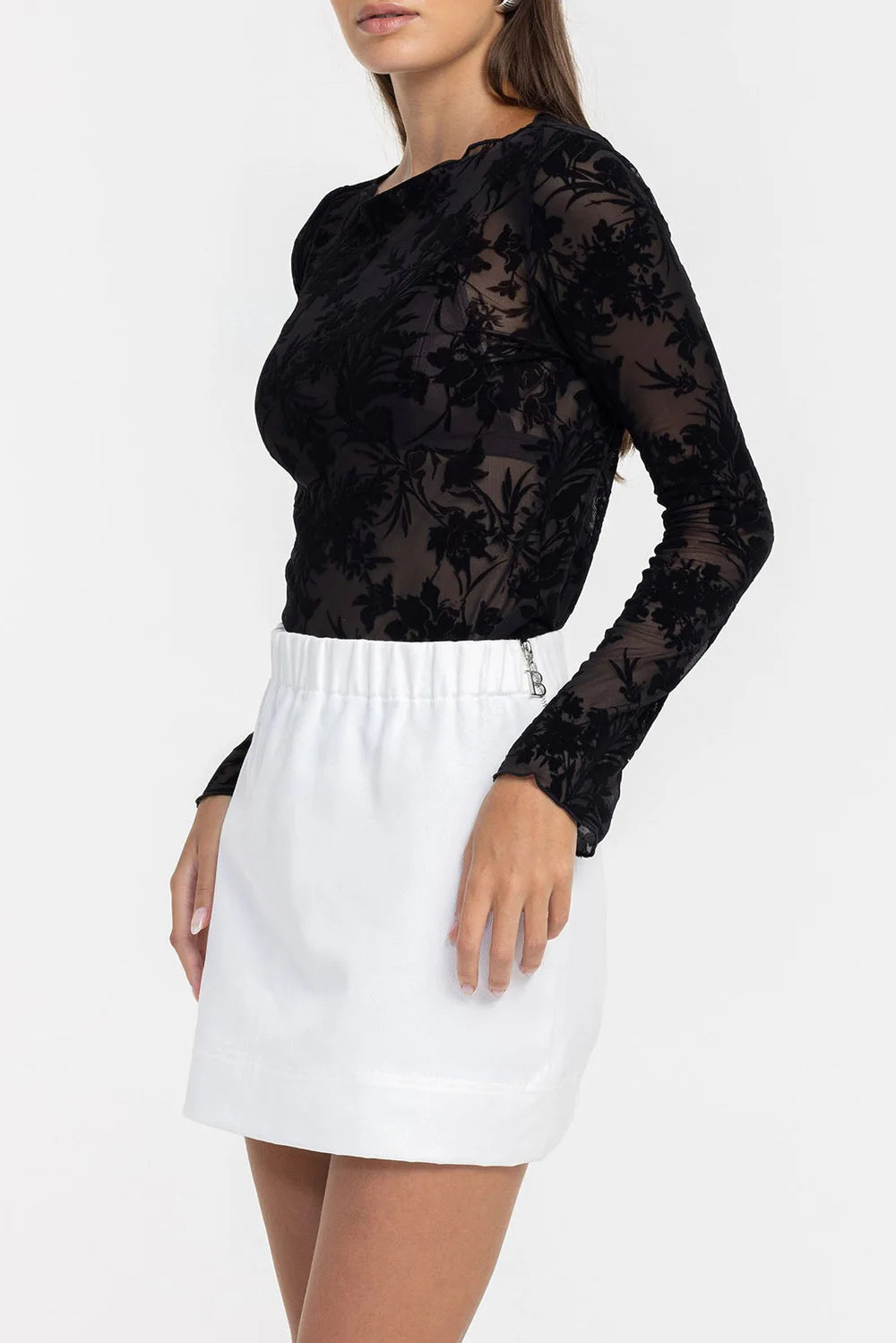 PRE-ORDER Gigi Top - Black Floral