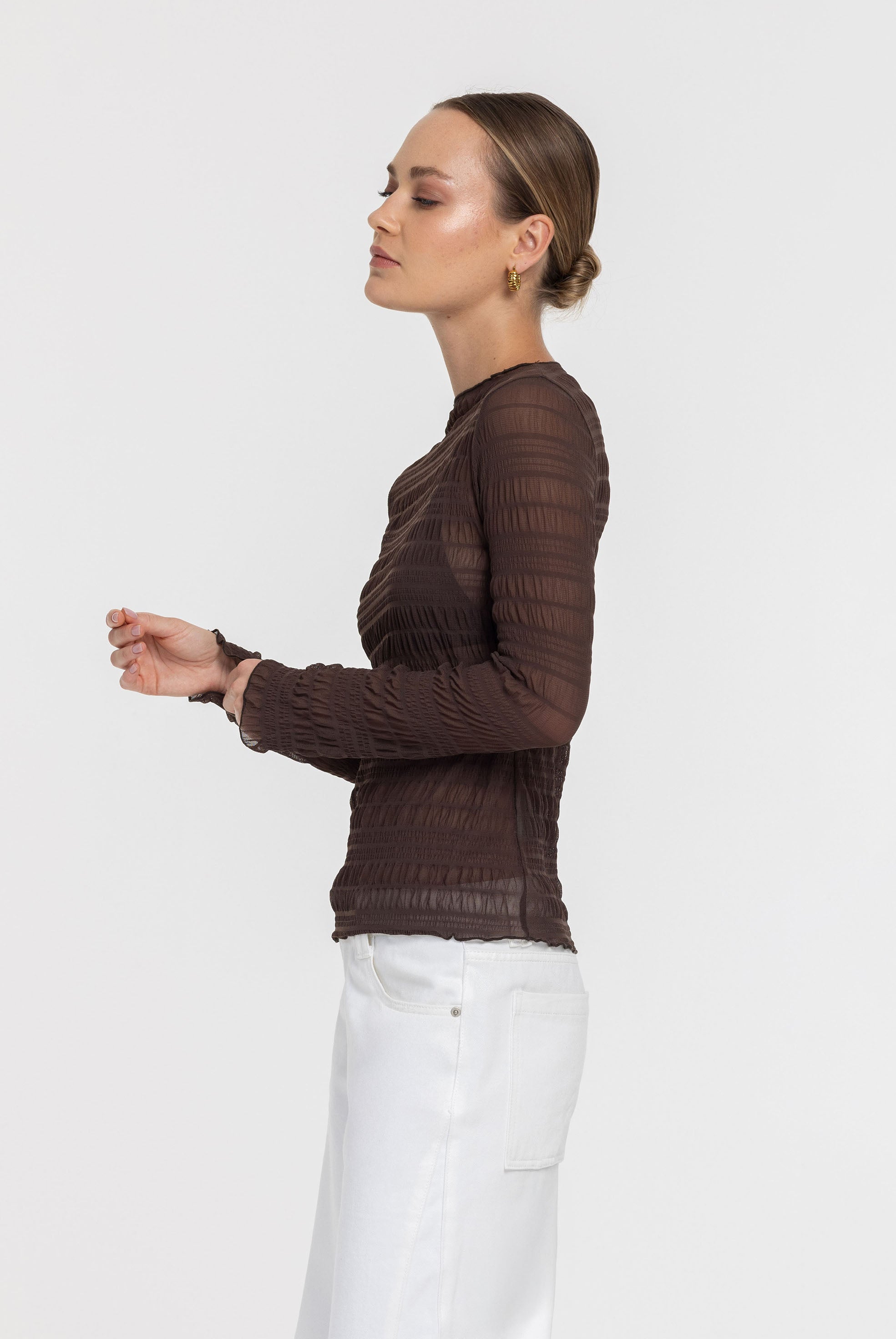 PRE-ORDER Gigi Top - Chocolate