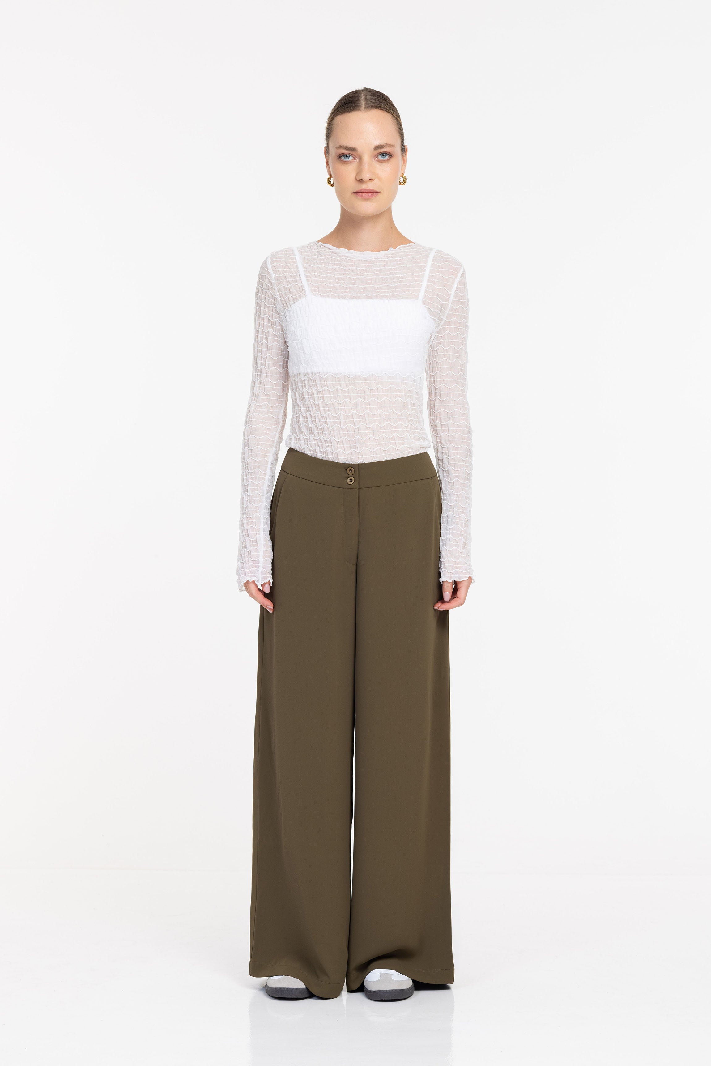 Venice Pant - Khaki Green
