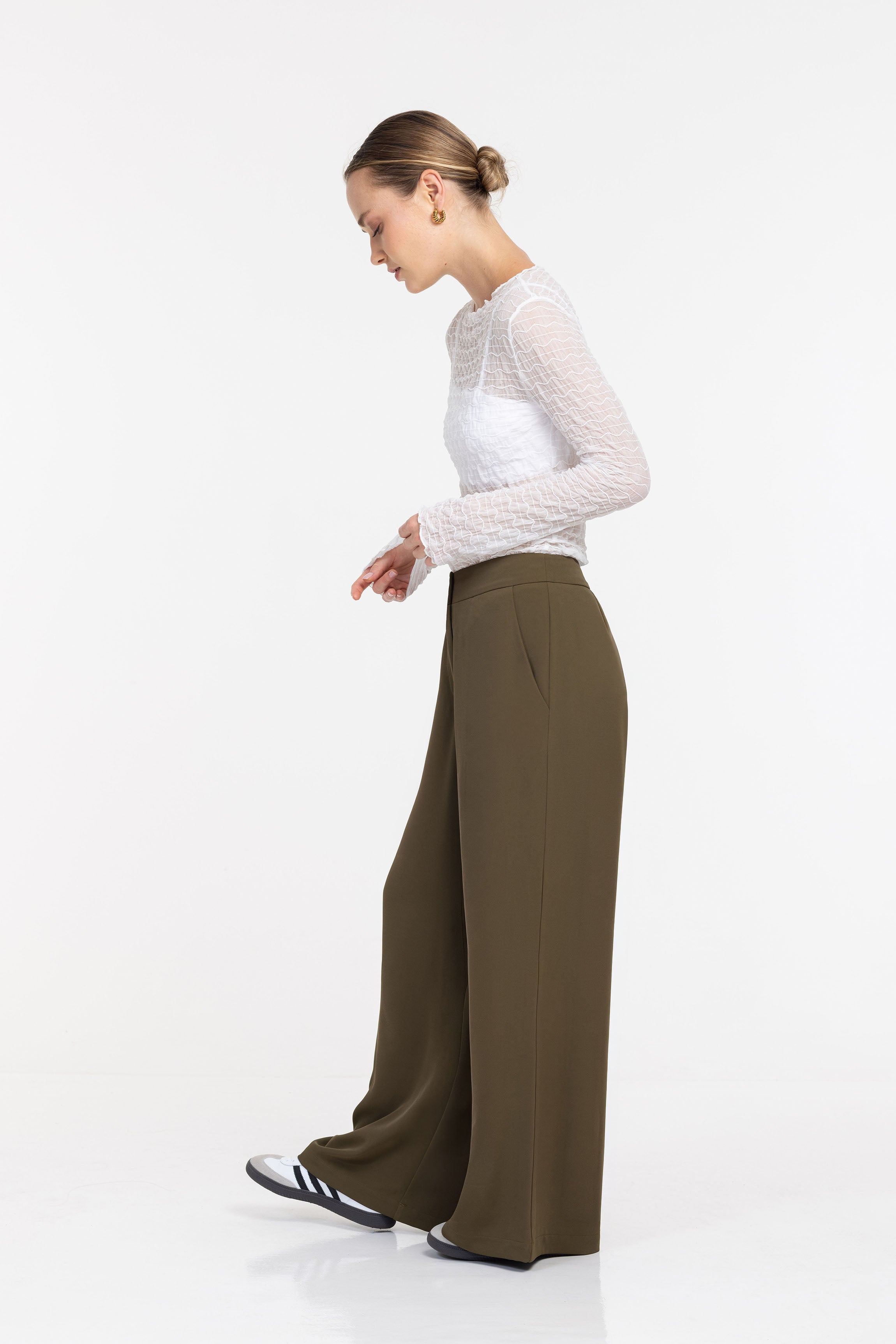Venice Pant - Khaki Green