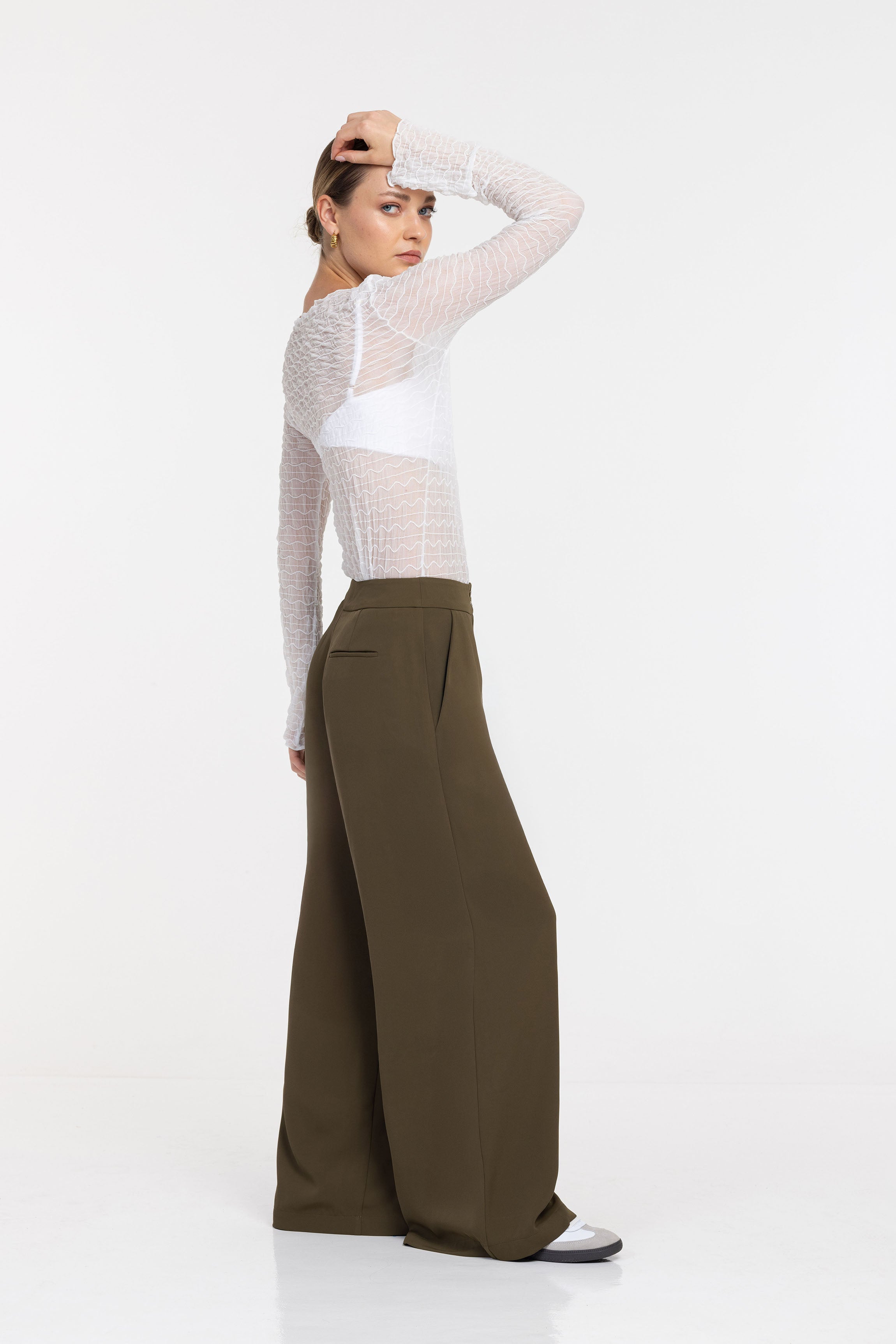 Venice Pant - Khaki Green