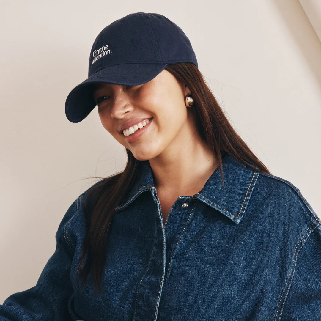 Gimme - Attention Hat – Navy / White