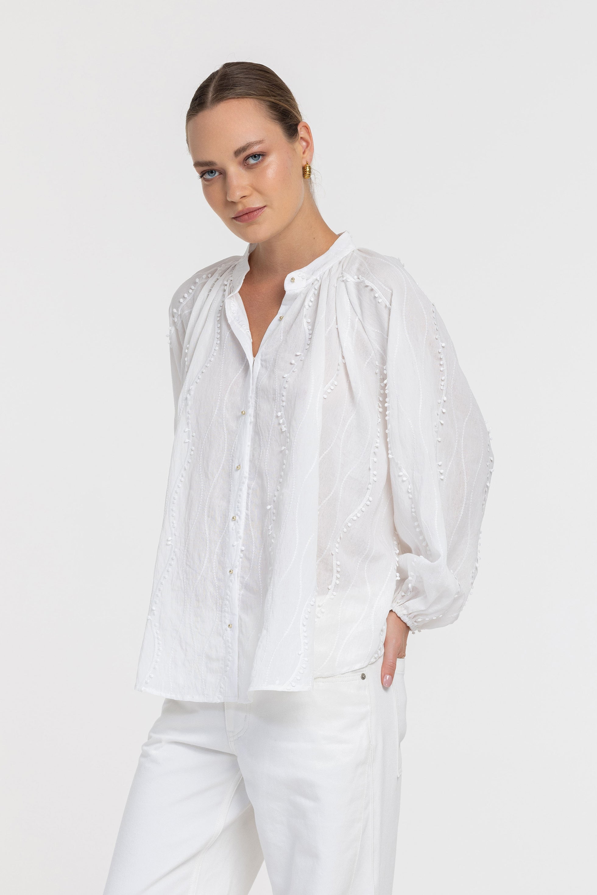 Greta Blouse - White
