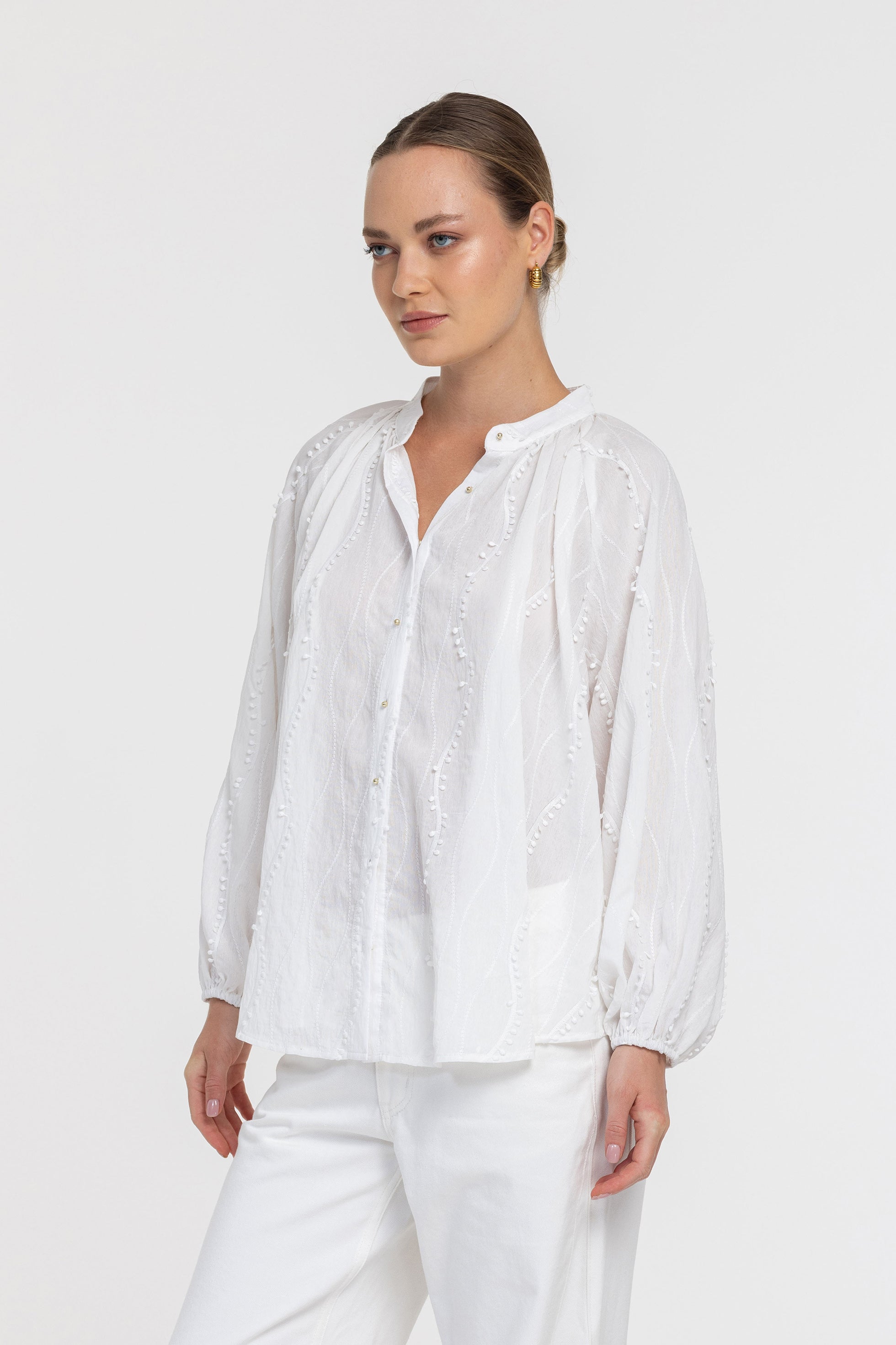 Greta Blouse - White
