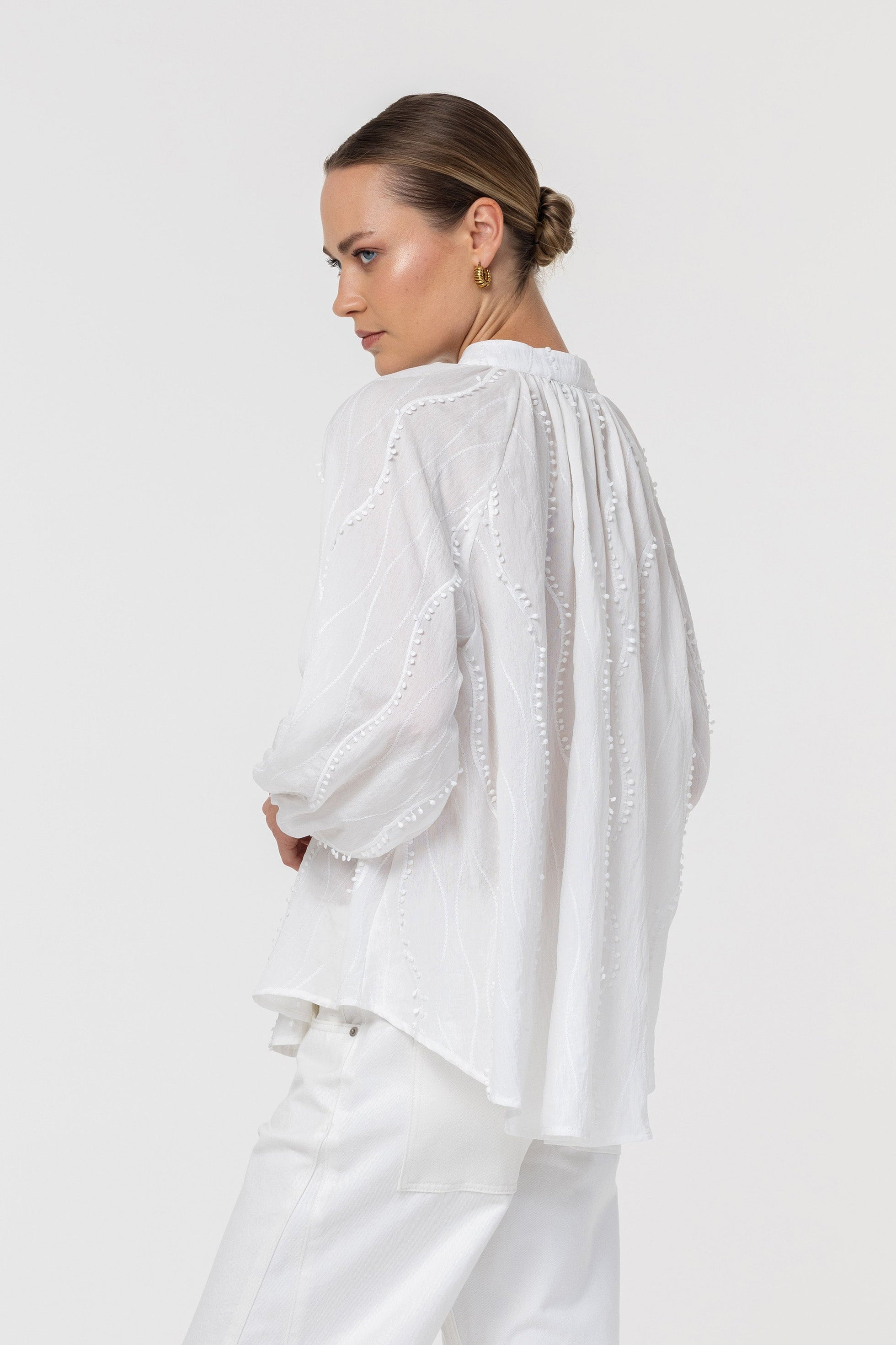 Greta Blouse - White