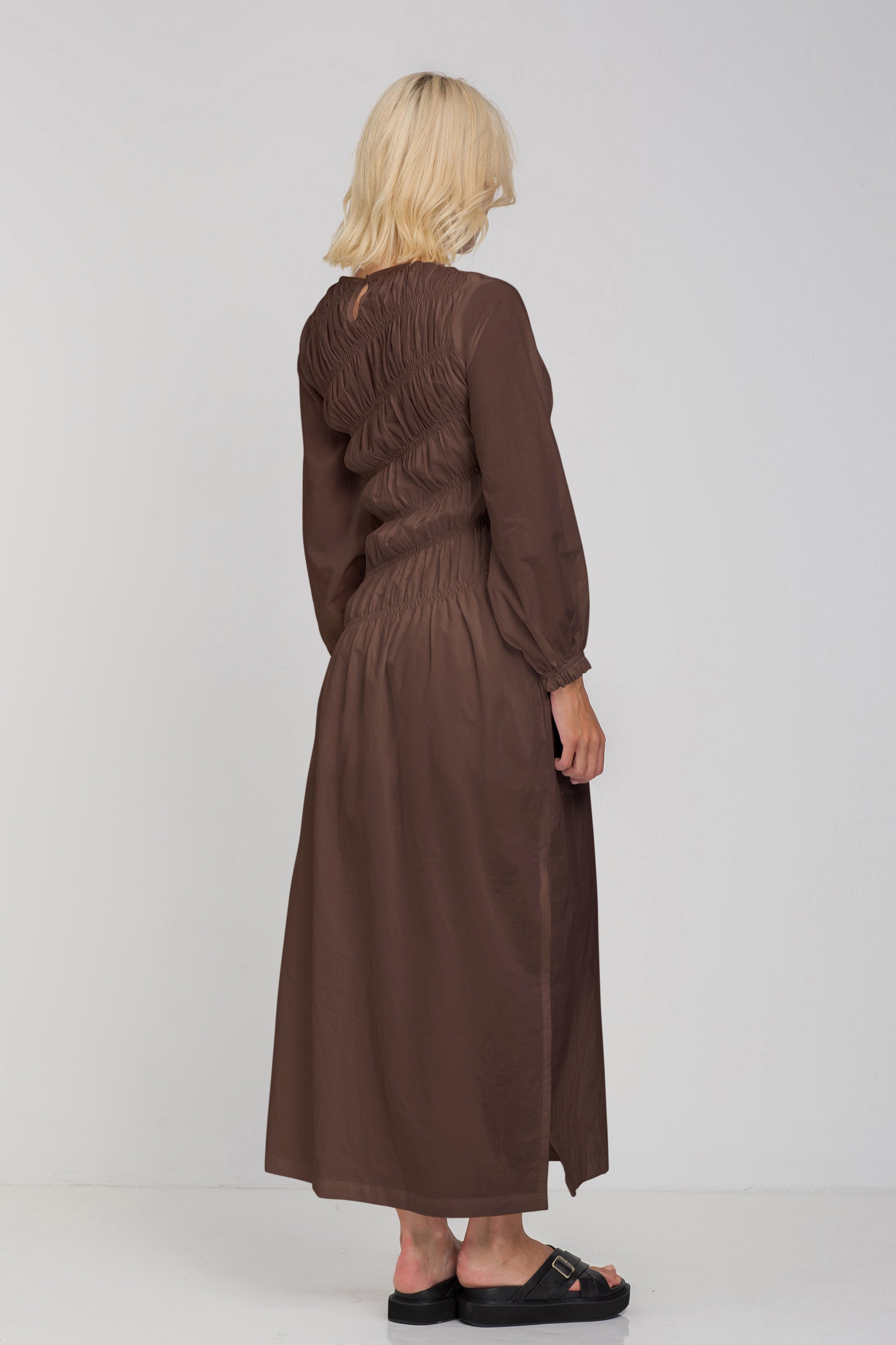 Grow With Me Dress - Chocolate