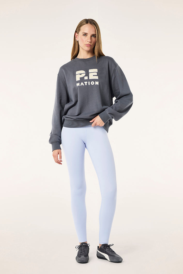 P.E Nation - Heads Up Boucle Sweat - Thunder