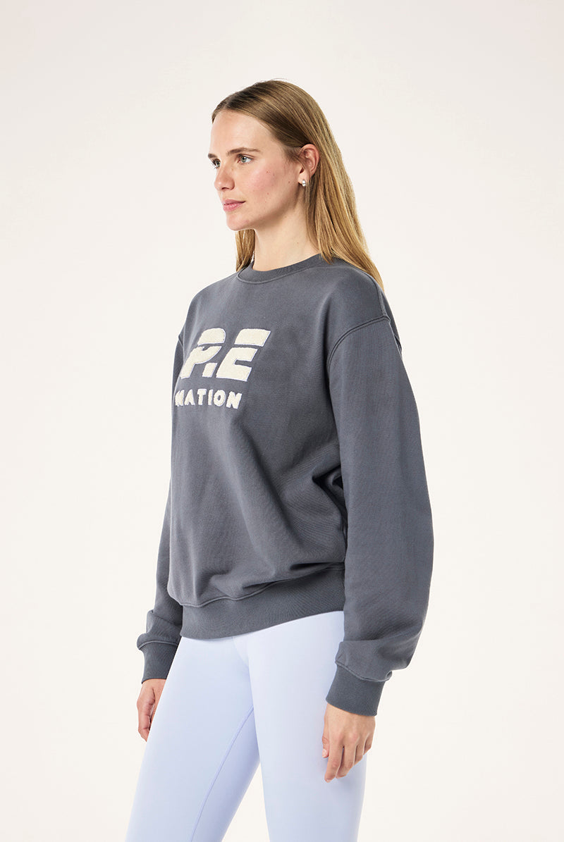 P.E Nation - Heads Up Boucle Sweat - Thunder