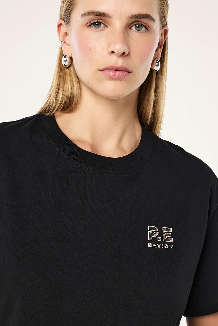 P.E Nation - Heads Up 2.0 Tee - Black/Leopard
