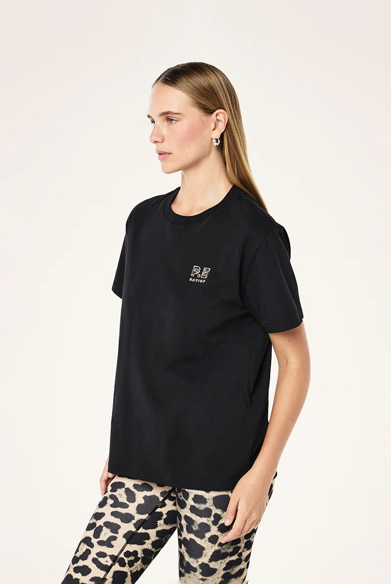 P.E Nation - Heads Up 2.0 Tee - Black/Leopard