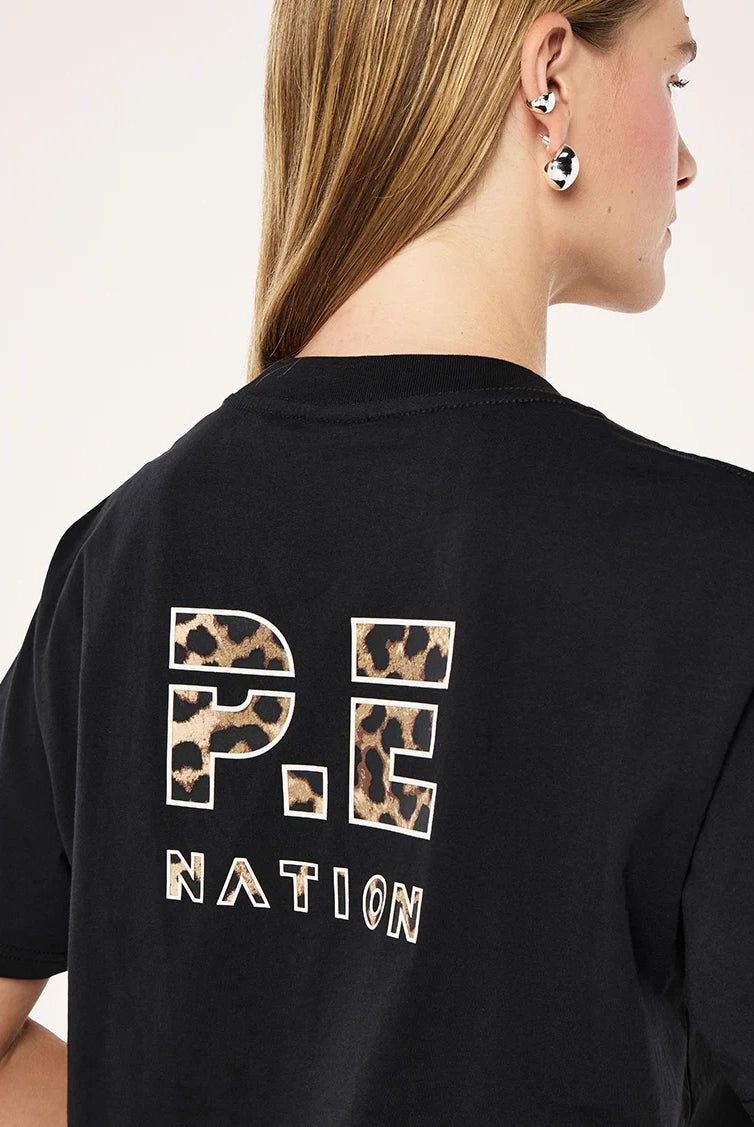 P.E Nation - Heads Up 2.0 Tee - Black/Leopard