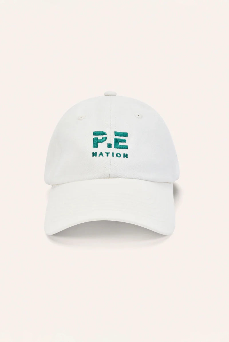 P.E Nation - Heads Up Cap - Winter White/College Green