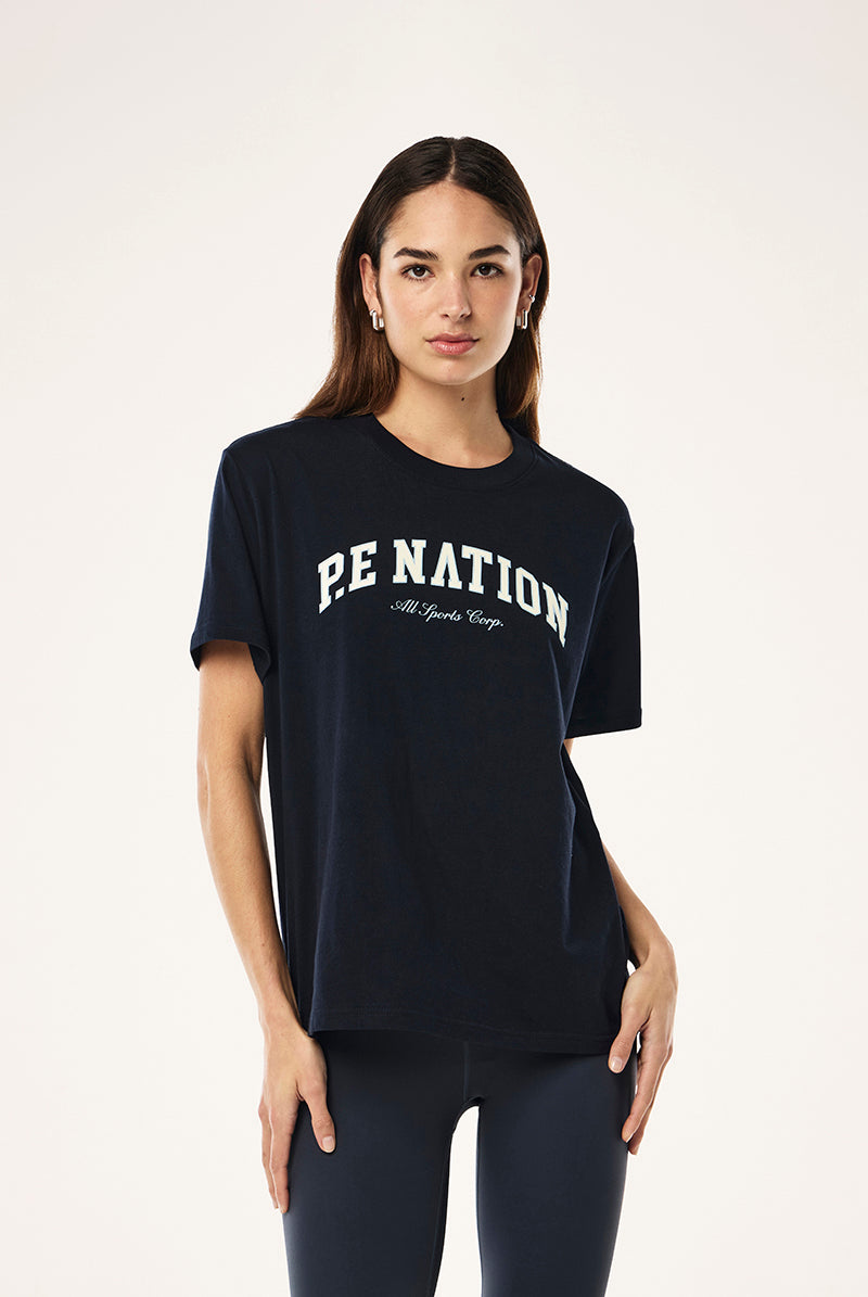 P.E Nation - Heritage Tee - Dark Sapphire