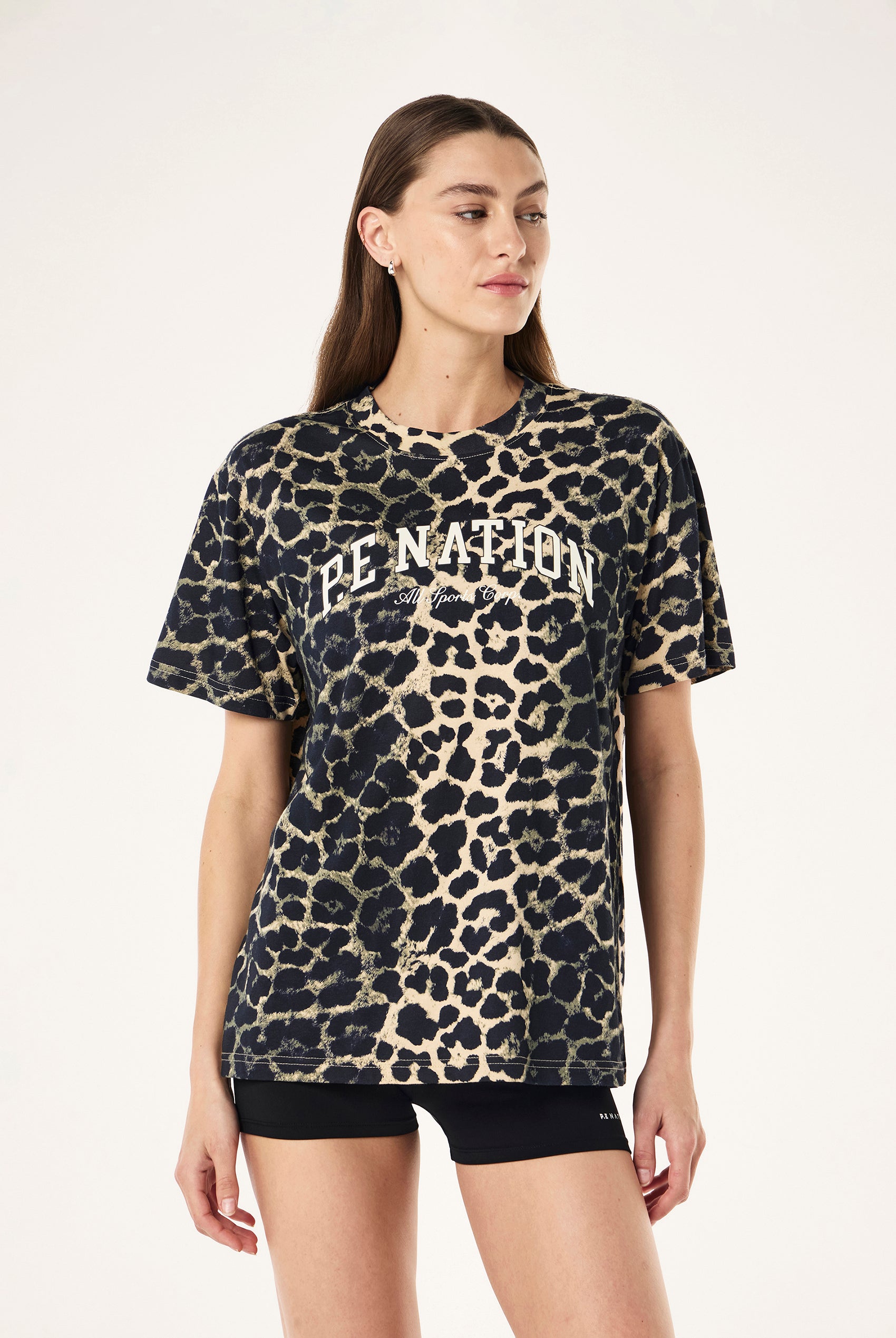 P.E Nation - Heritage Tee - Leopard Print