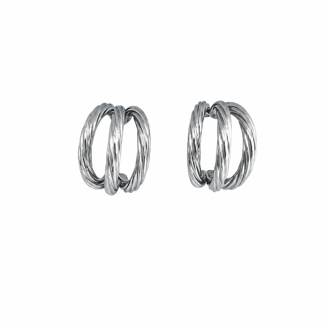 Castel & Co - Hadley Earrings Large - Silver