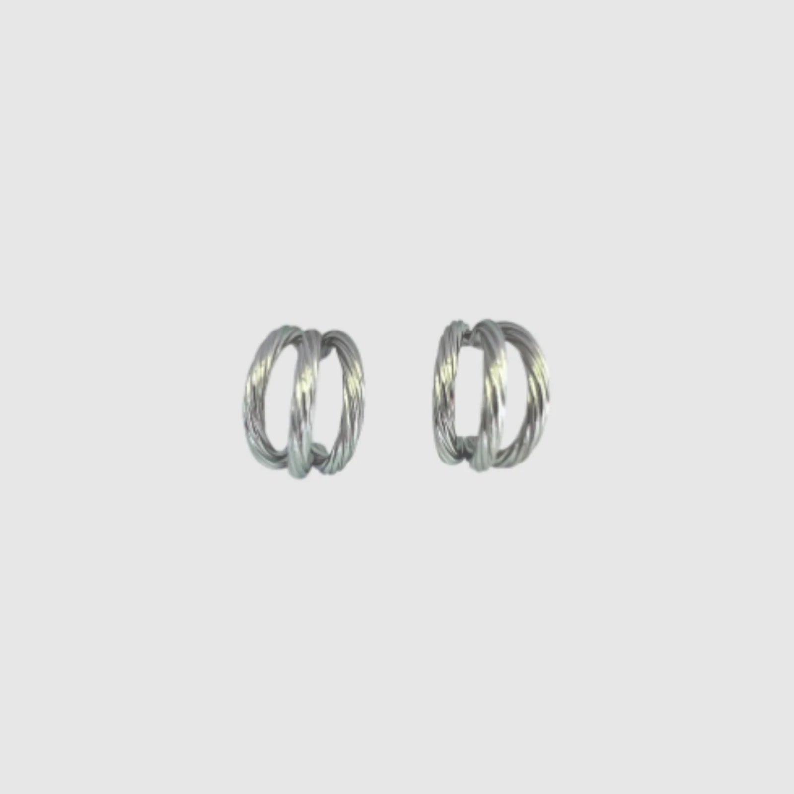 Castel & Co - Hadley Earrings Large - Silver