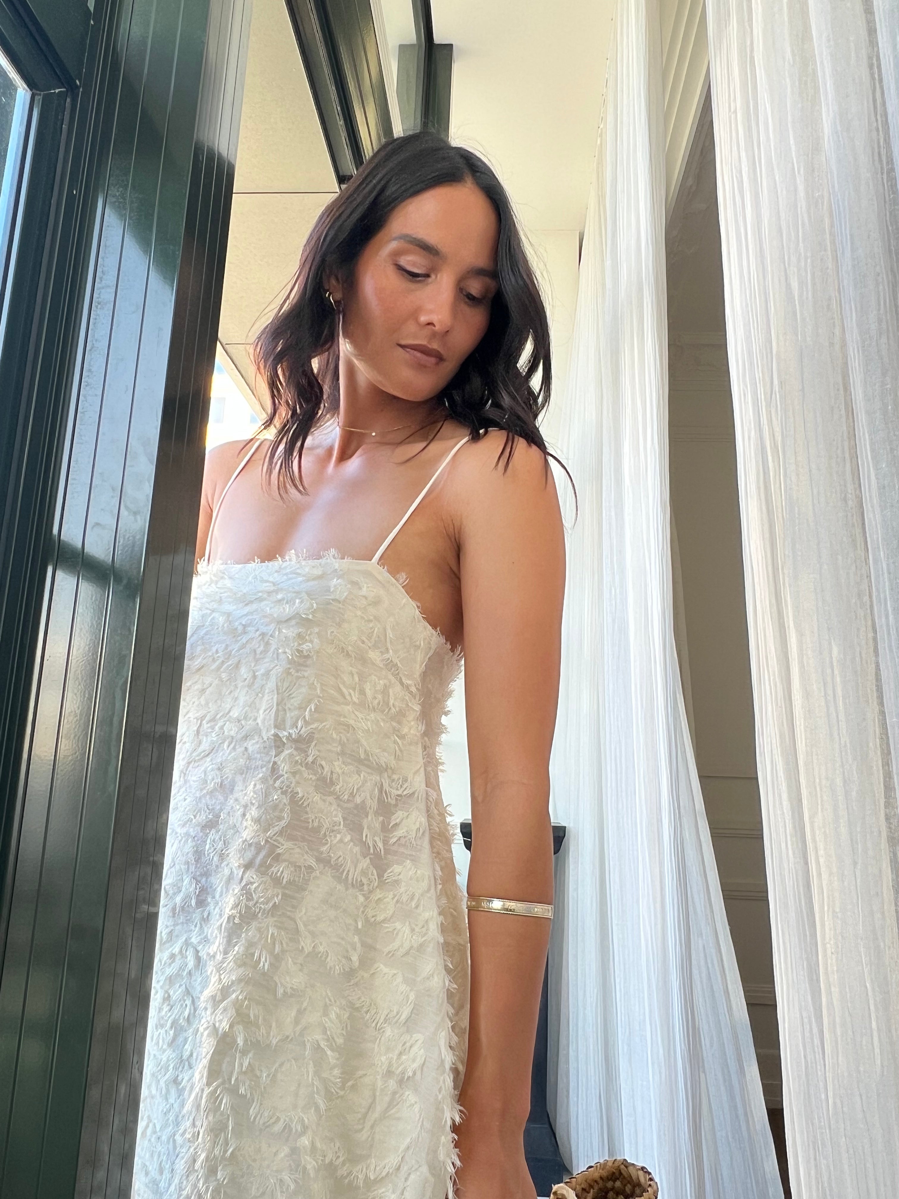 Stay Close Textured Cami | Ivory