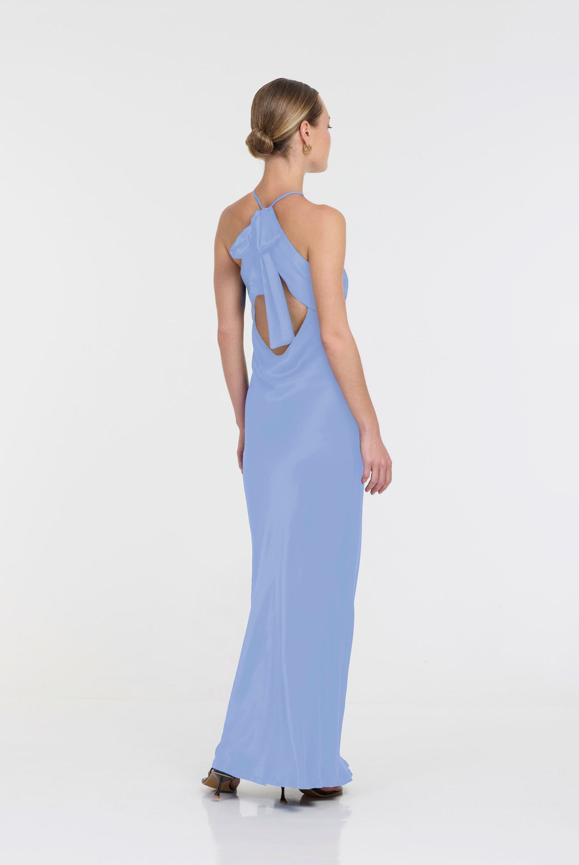 Into Love Halter Maxi - Fresh Blue
