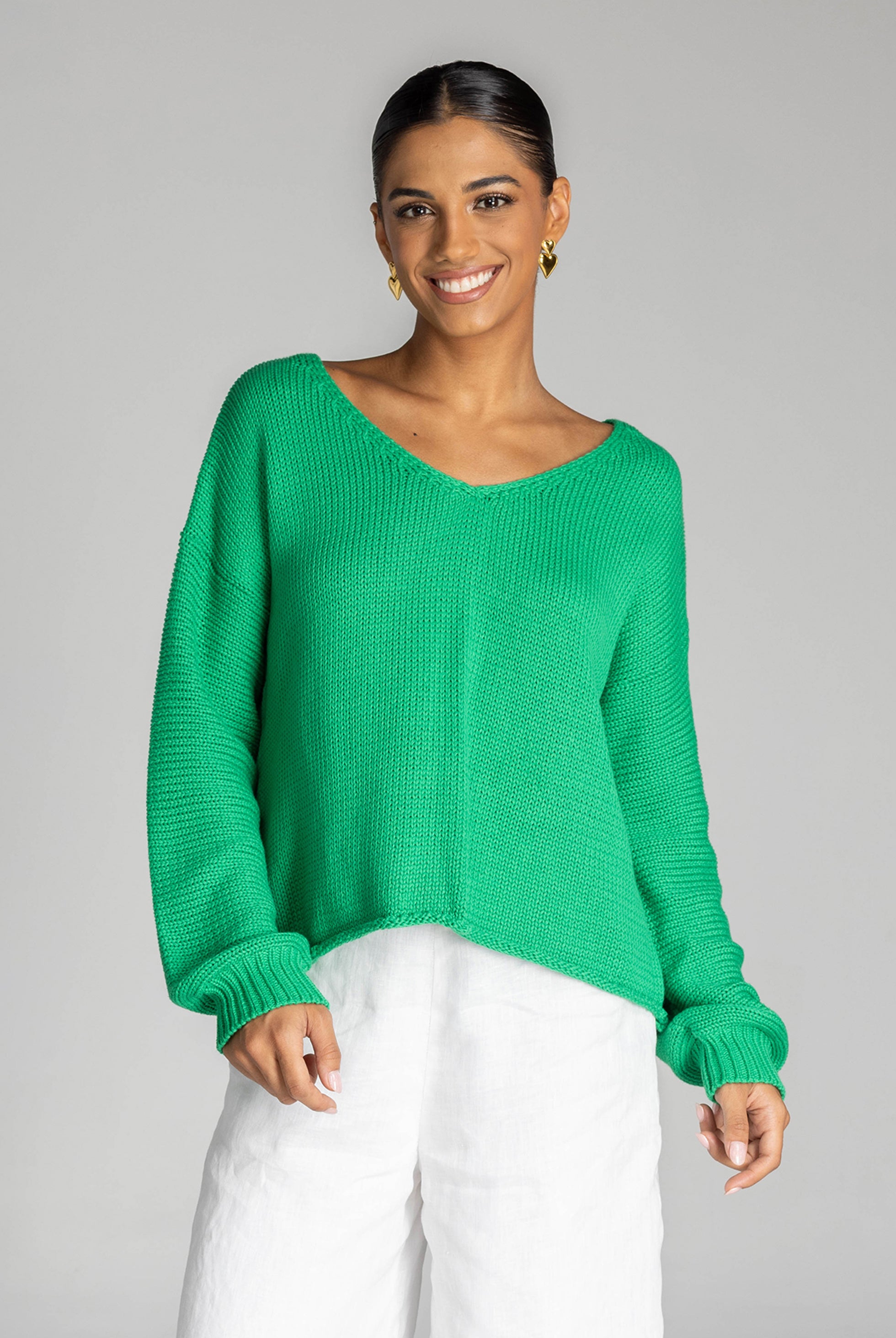 Keep Me Close Sweater - Bright Green