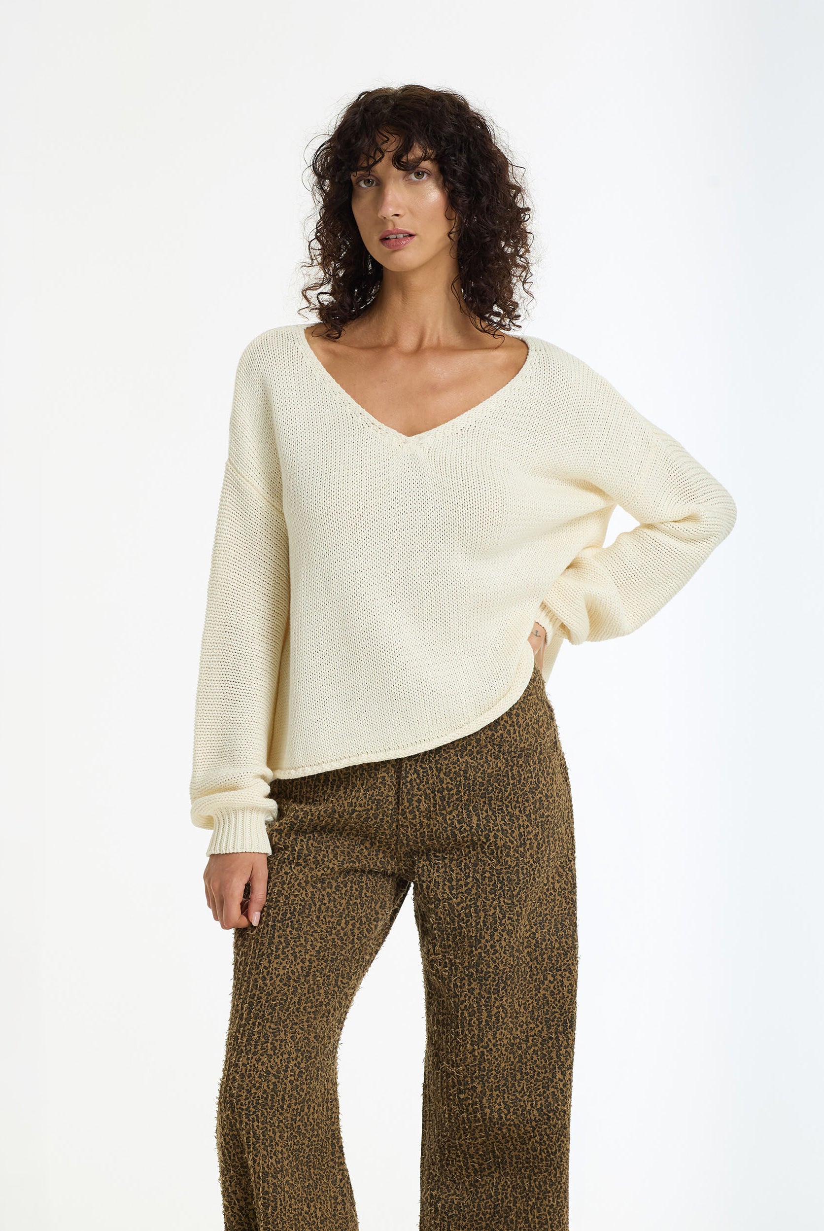 PRE-ORDER Keep Me Close Sweater - Winter White