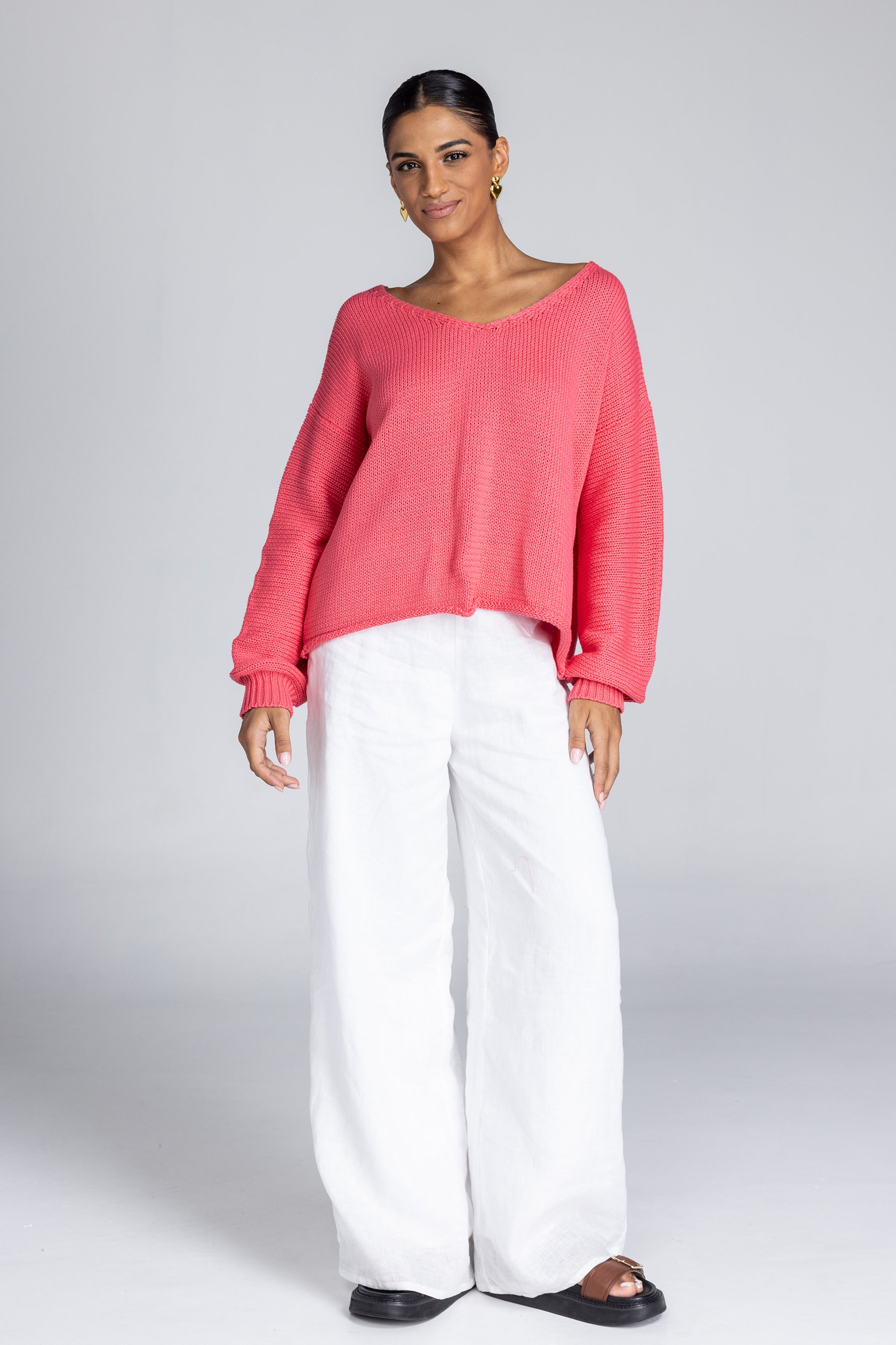Linen Fever Pant - White