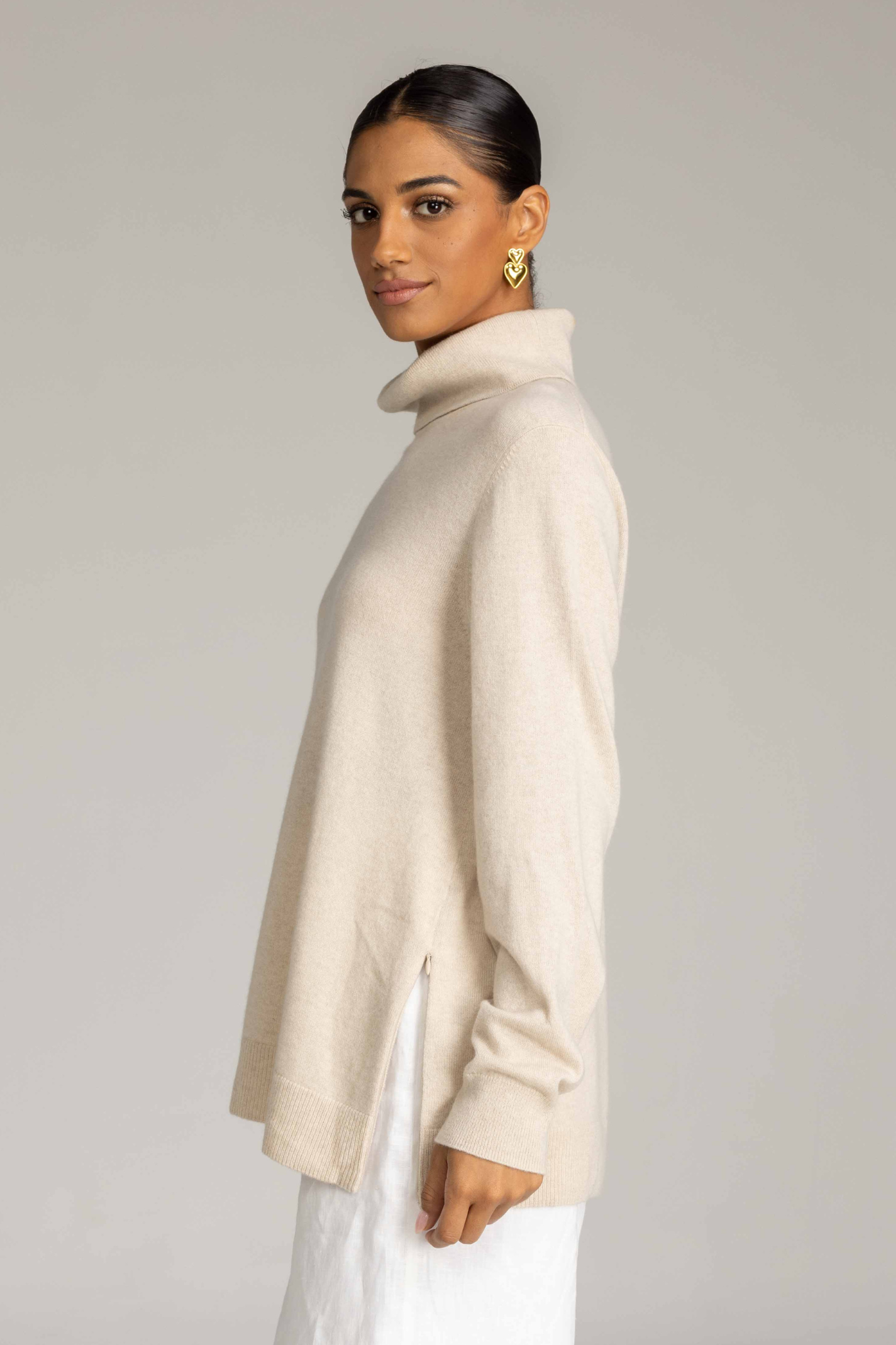 Kendra Sweater - Oatmeal Marle
