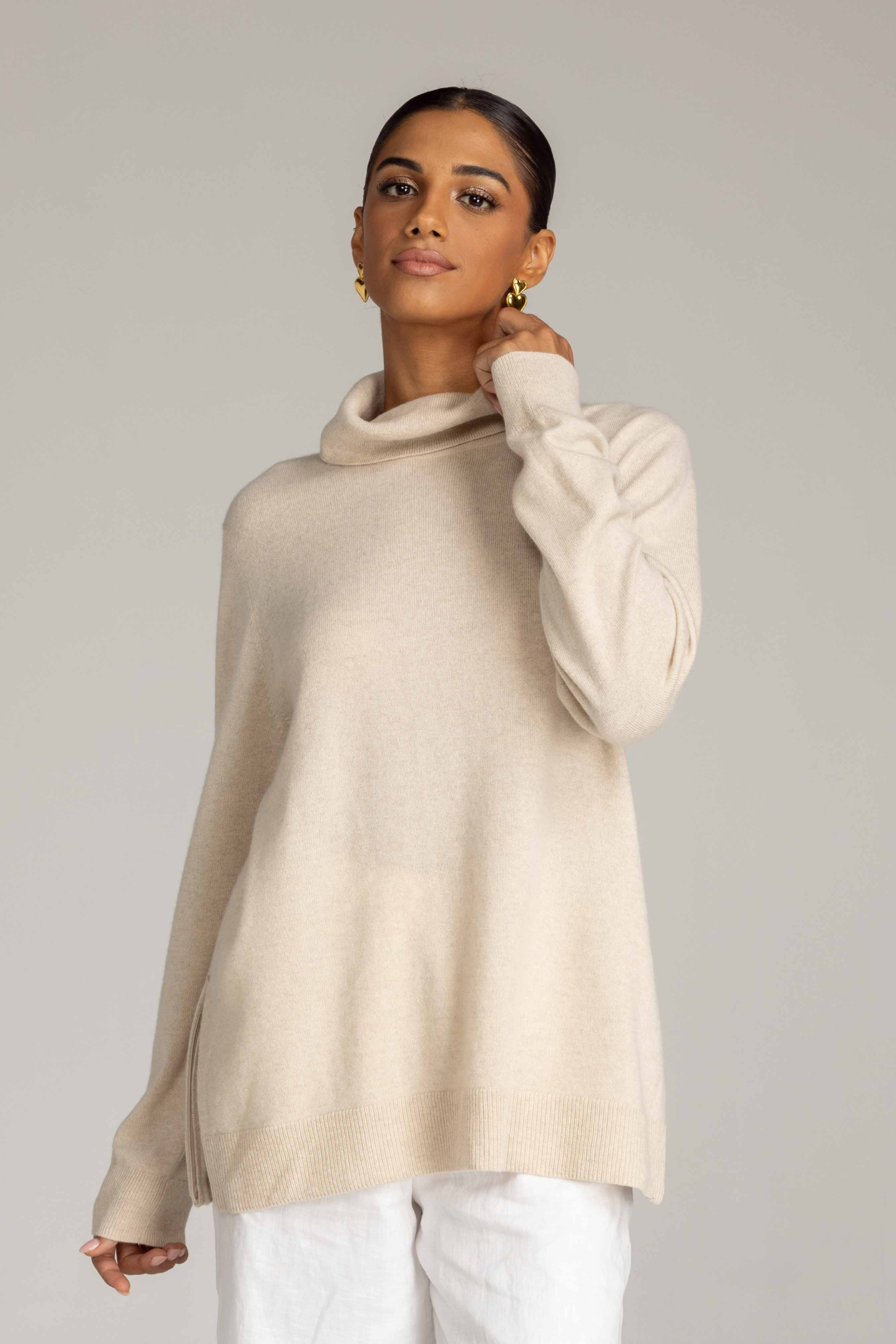 Kendra Sweater - Oatmeal Marle