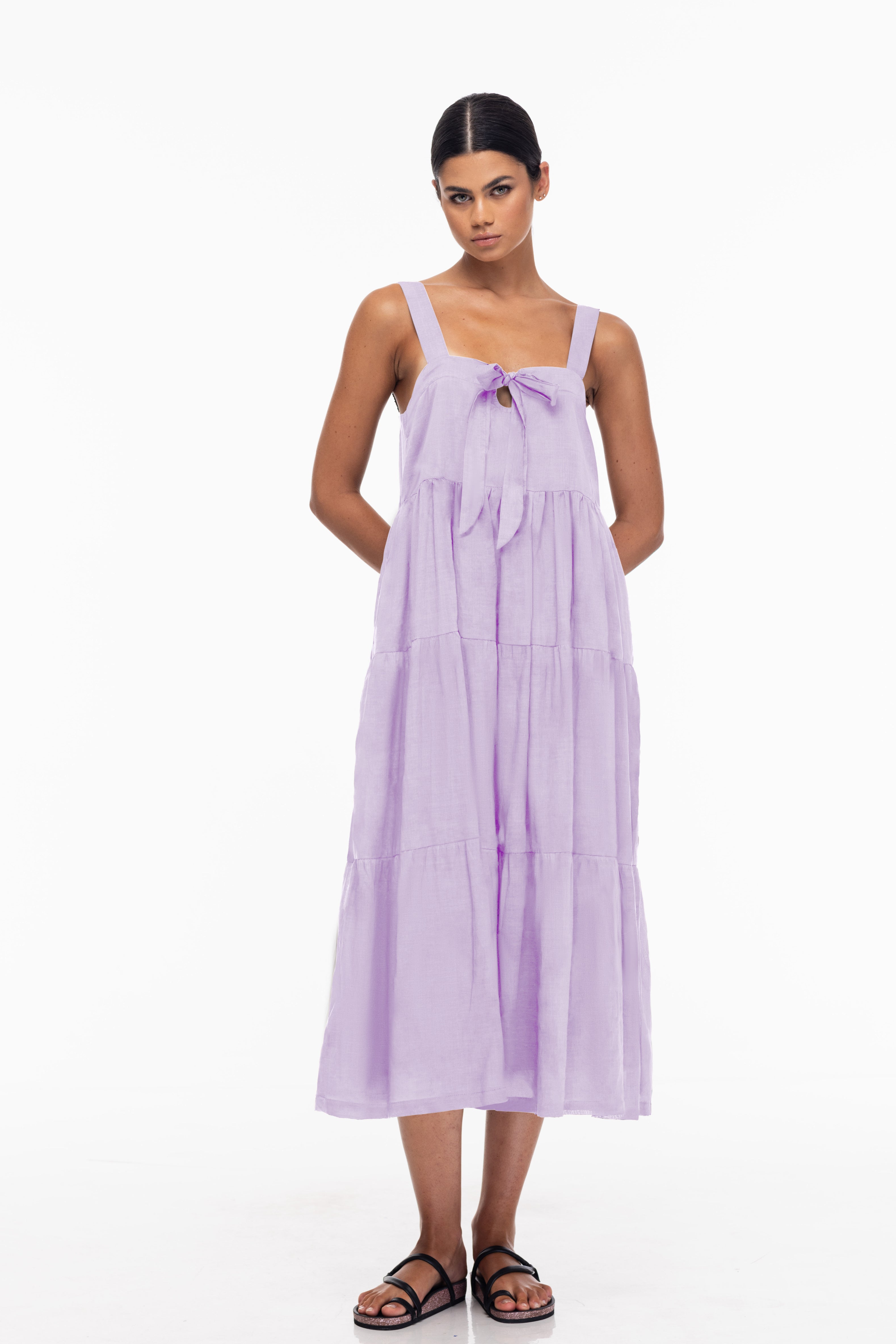 Kiss Me Again Dress - Laila Purple