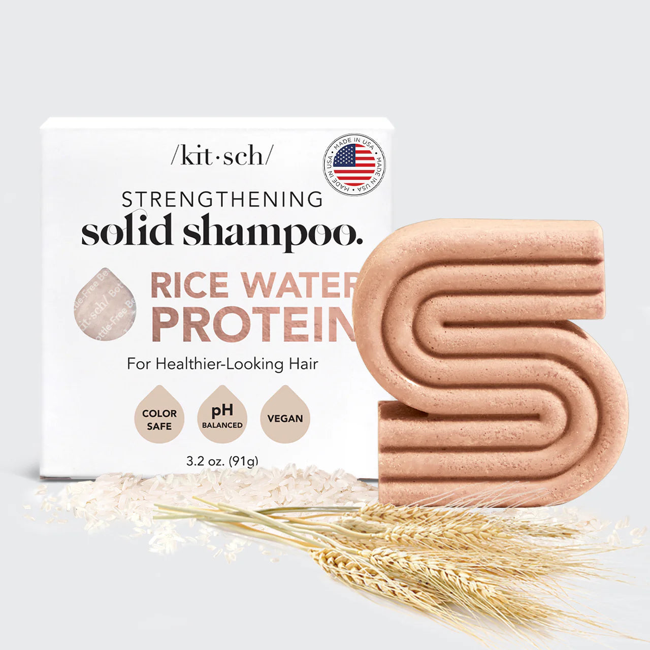 Kitsch Rice Water Protein Shampoo Bar - Strengthening