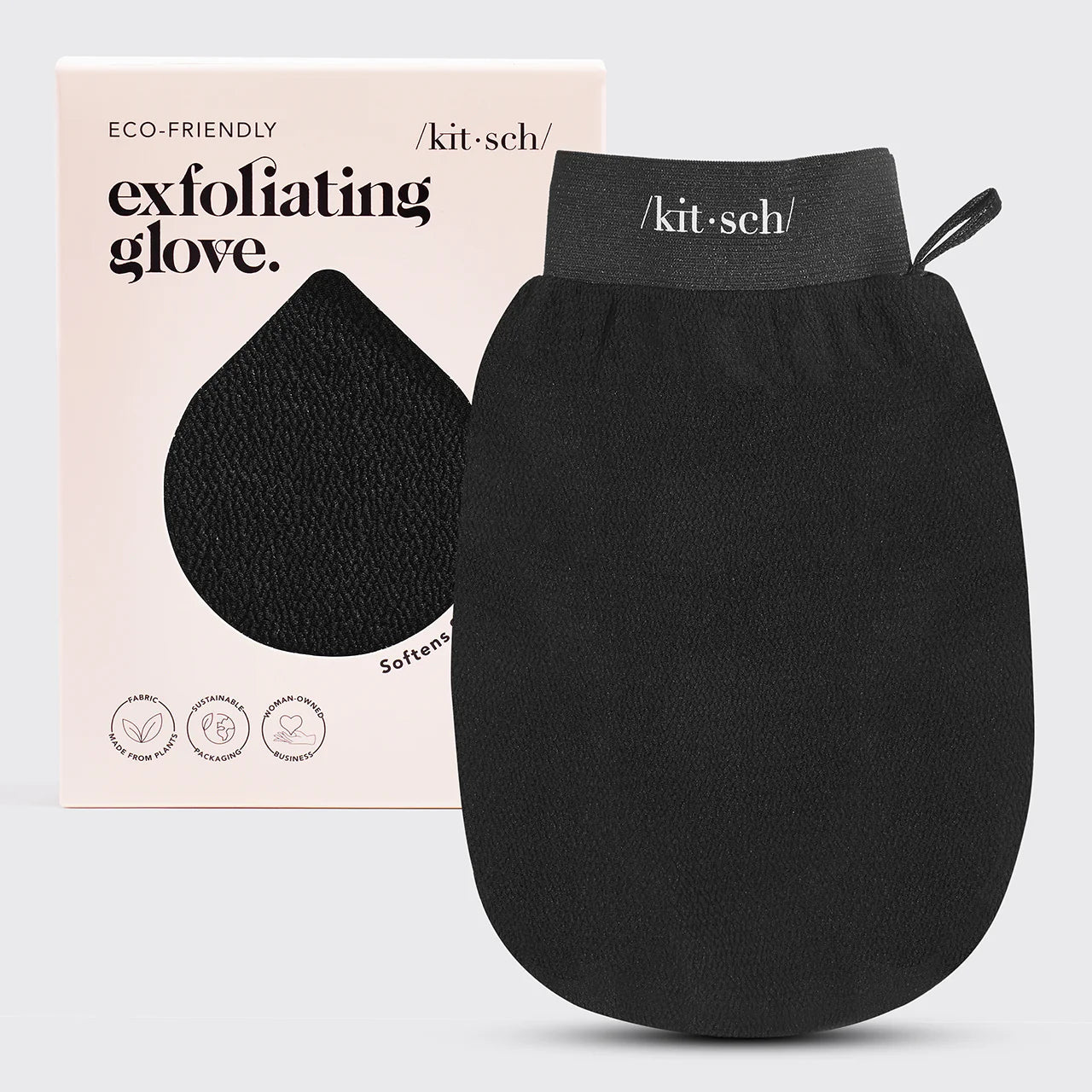 Kitsch Exfoliating Glove 1 pc - Black