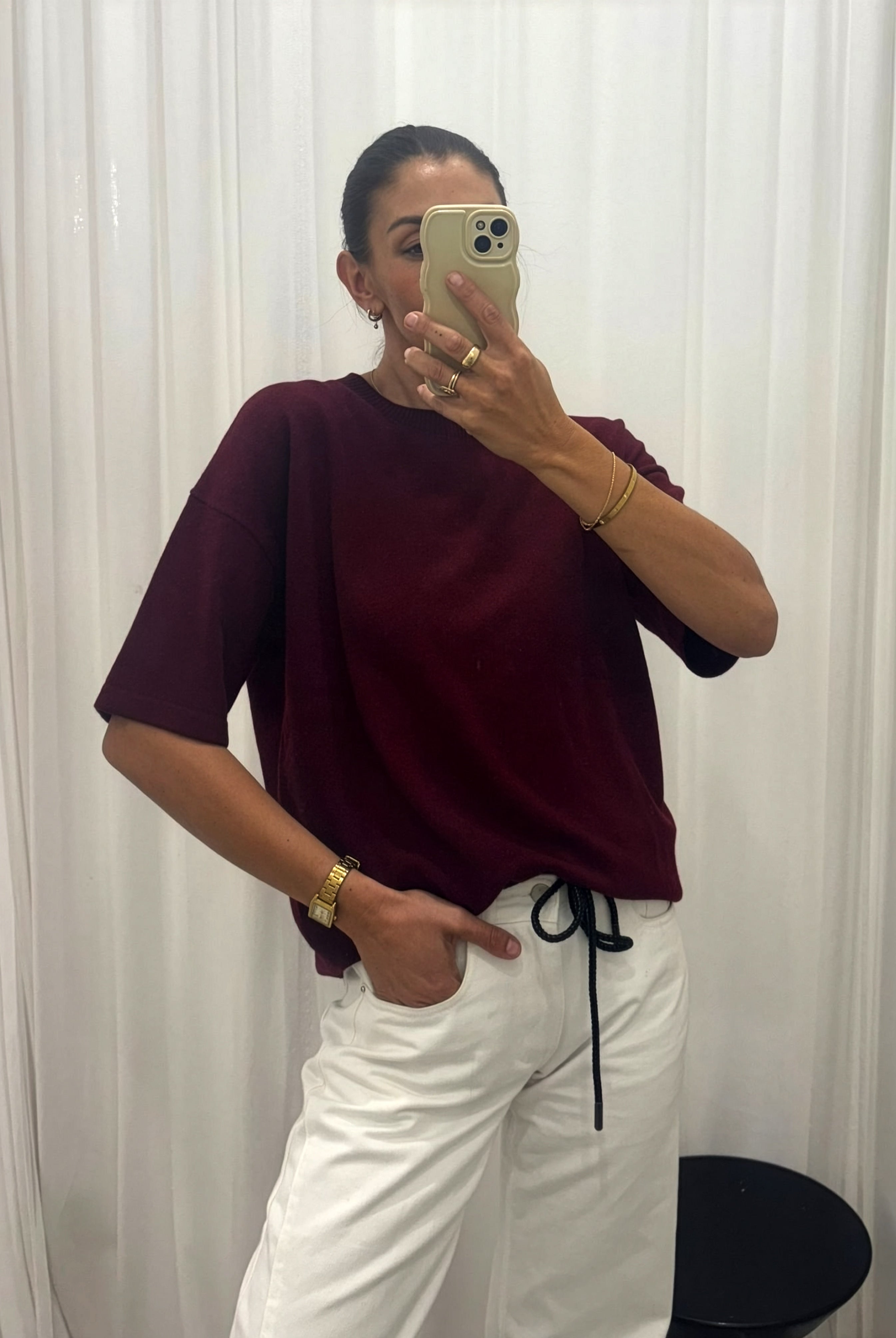 Layer One Tee - Maroon