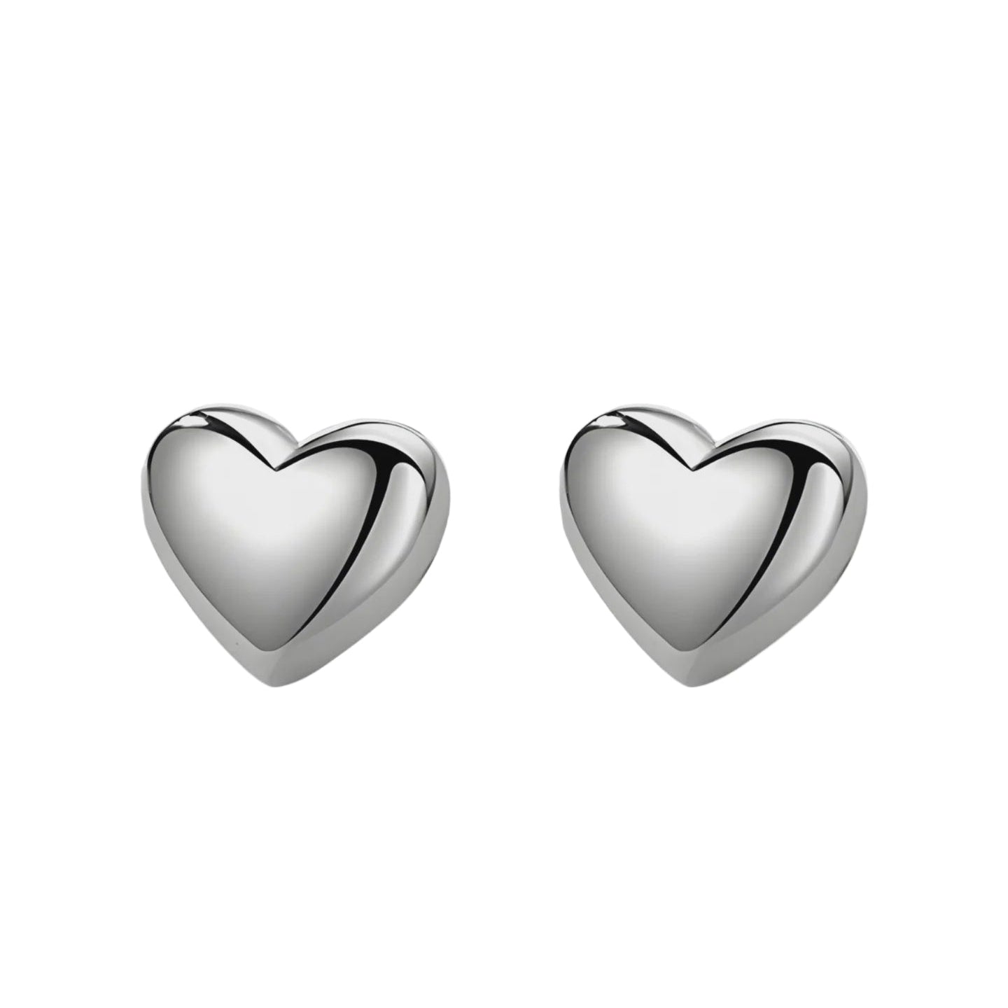 Castel & Co - Little Heart Earrings- Silver