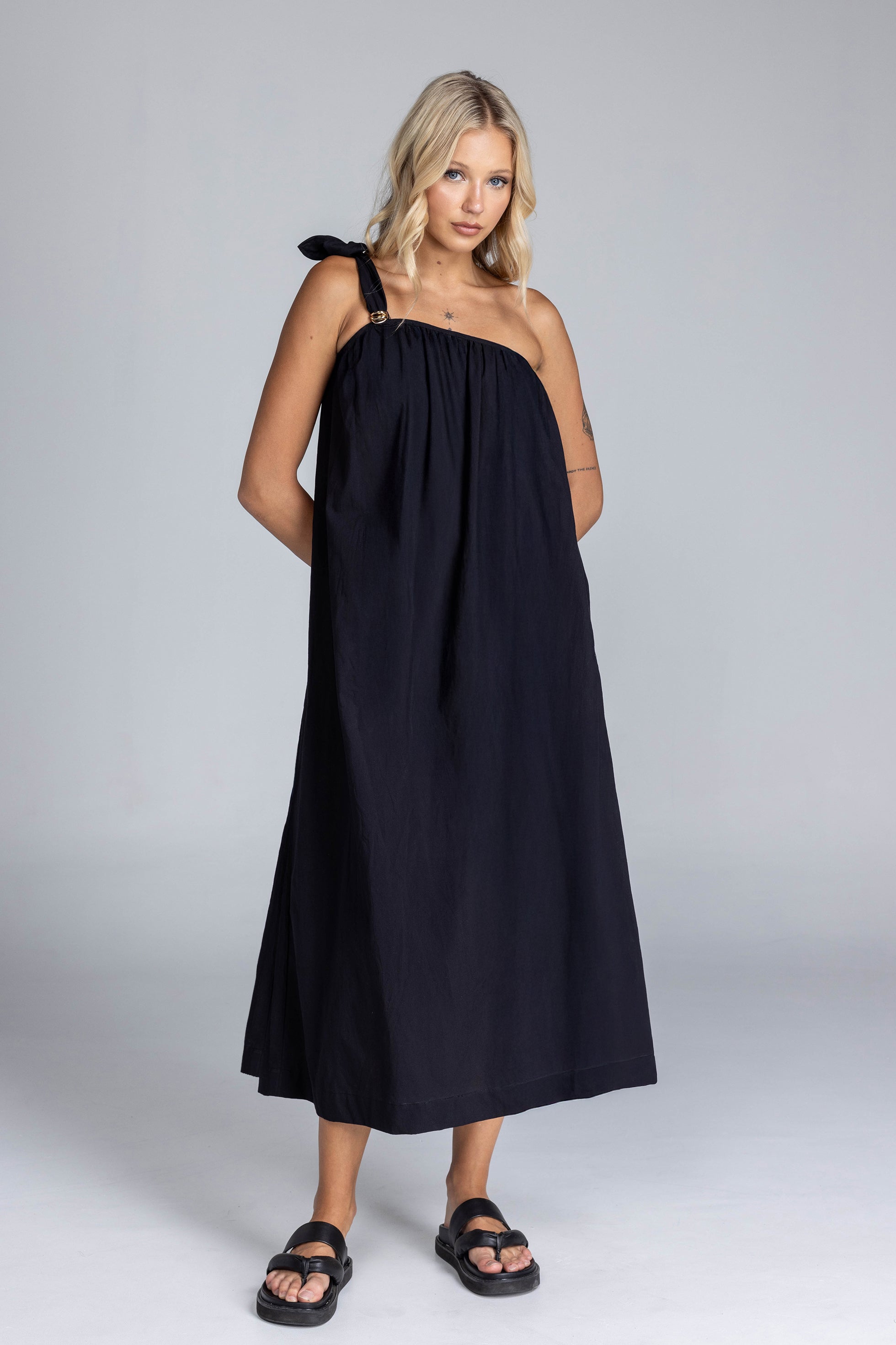 Lock It Down Dress - Black