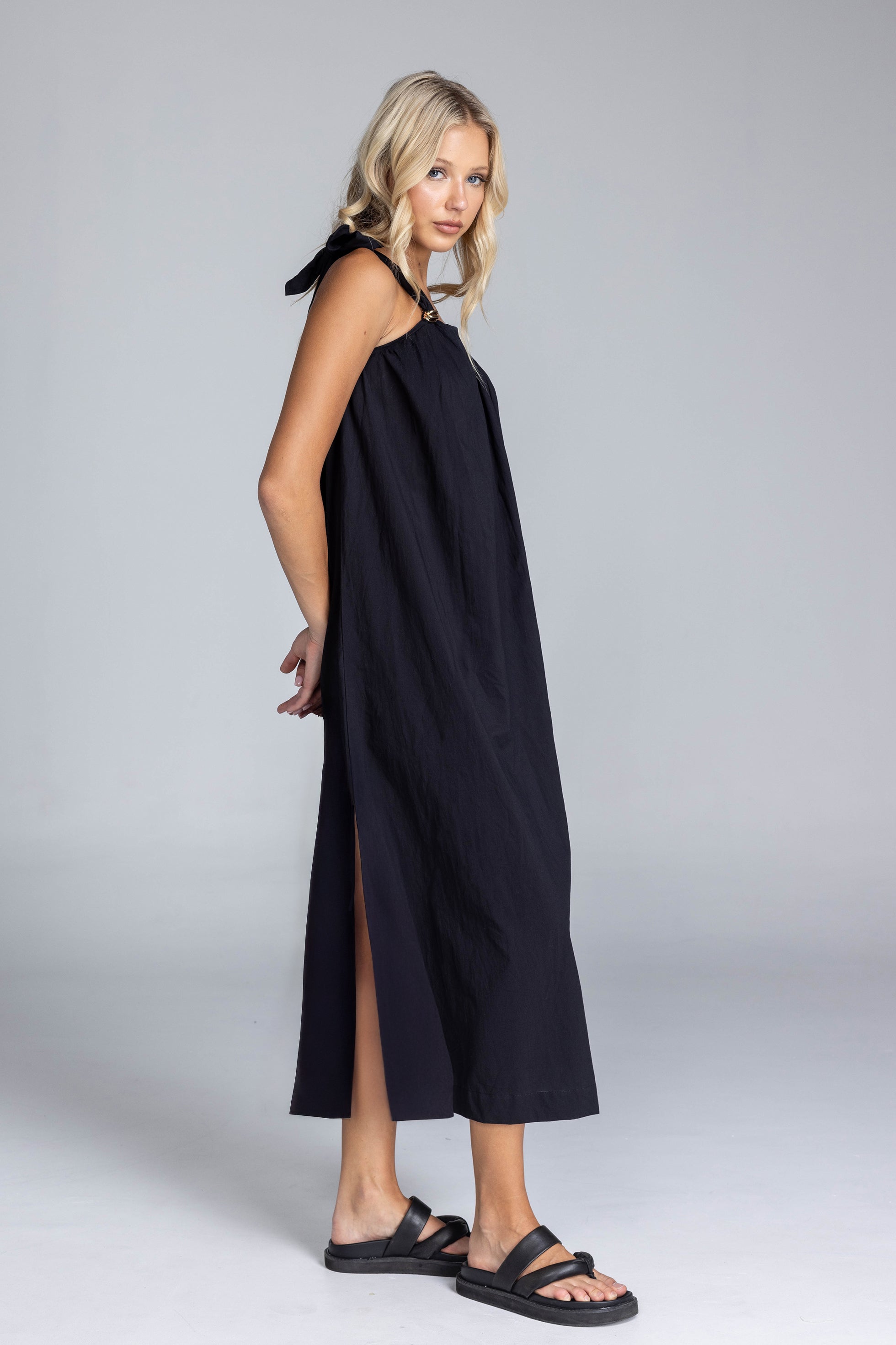 Lock It Down Dress - Black