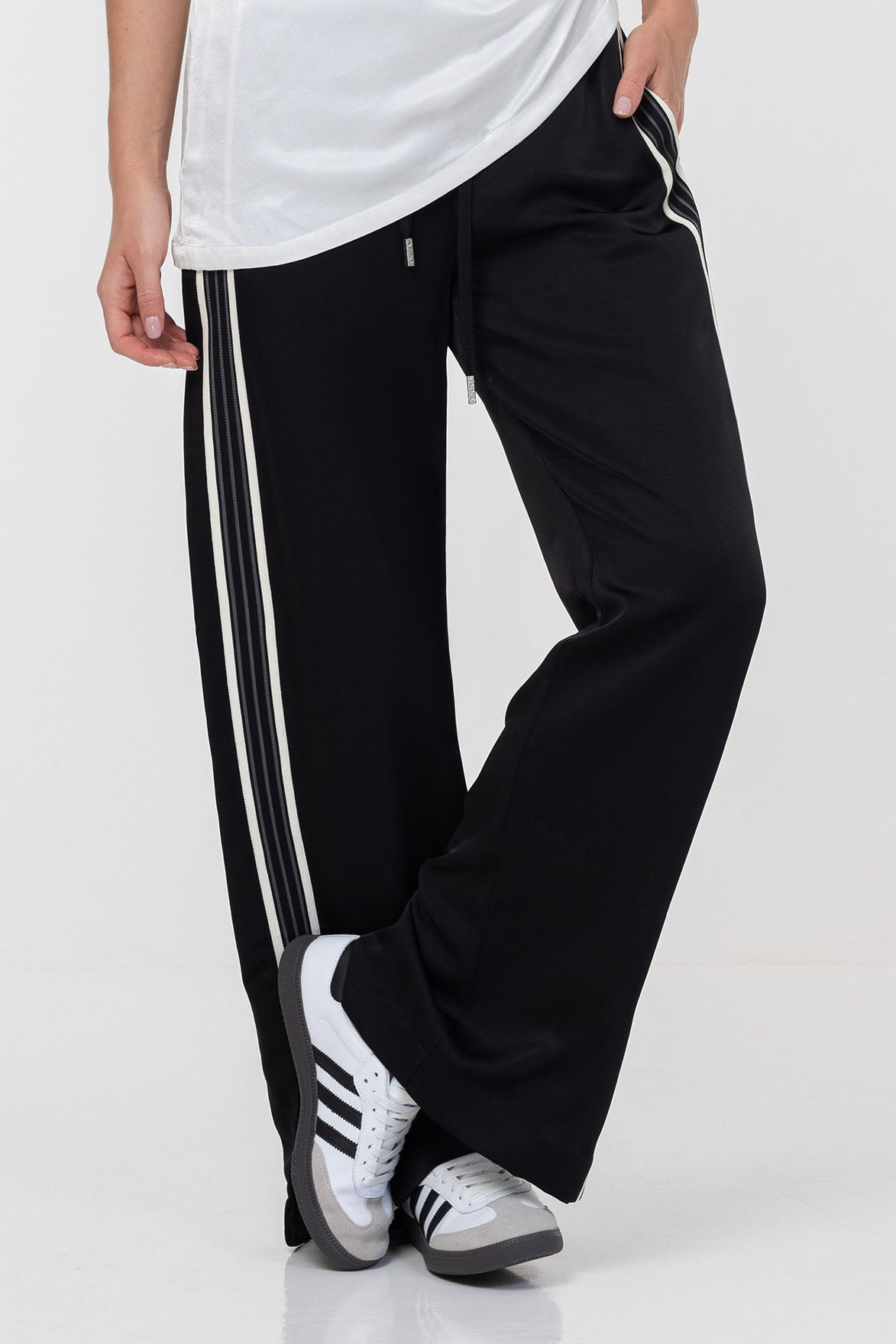 Diego Pant - Black with Black/Sheer Trim