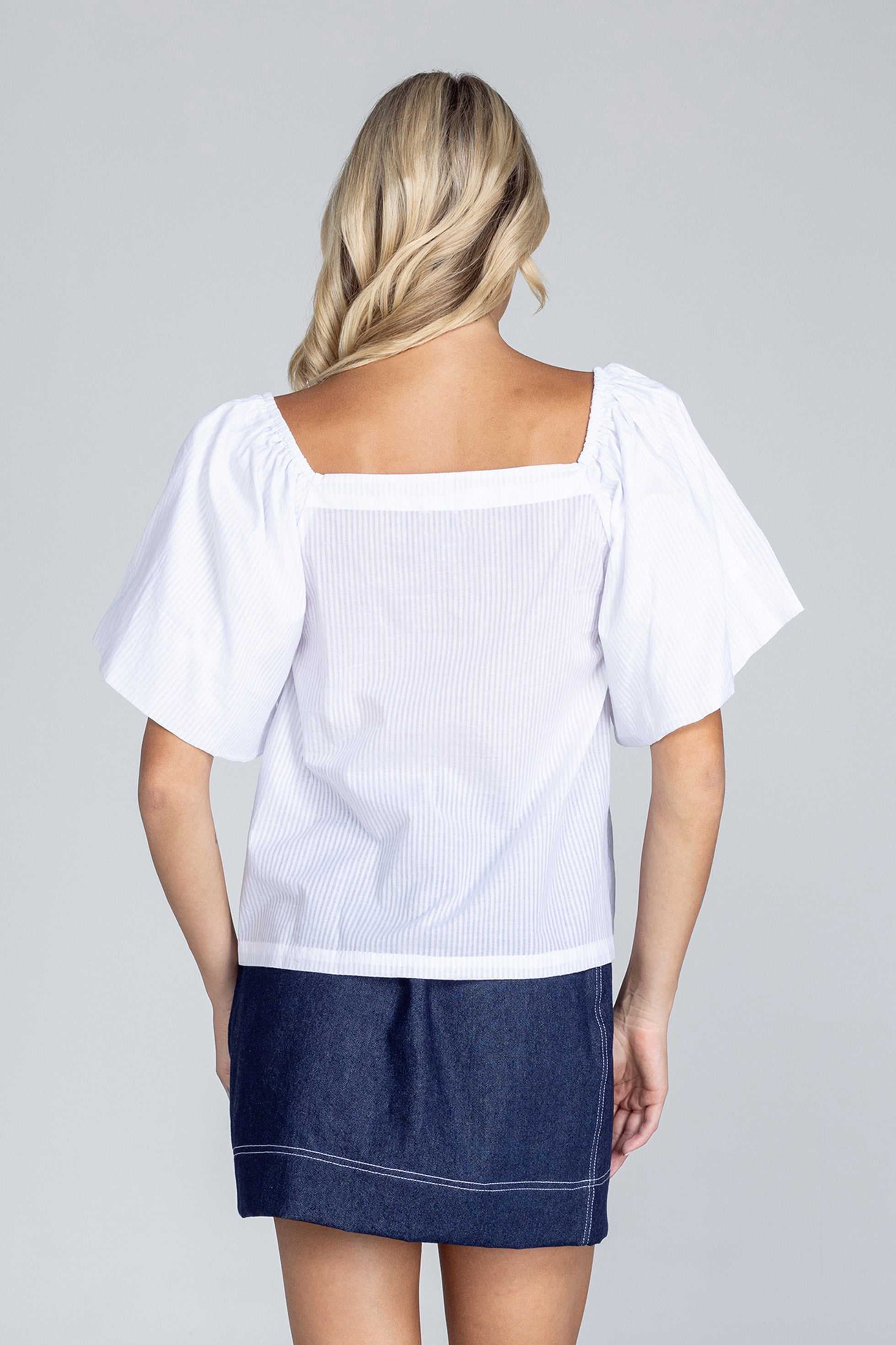 Love Me A Little Top - White