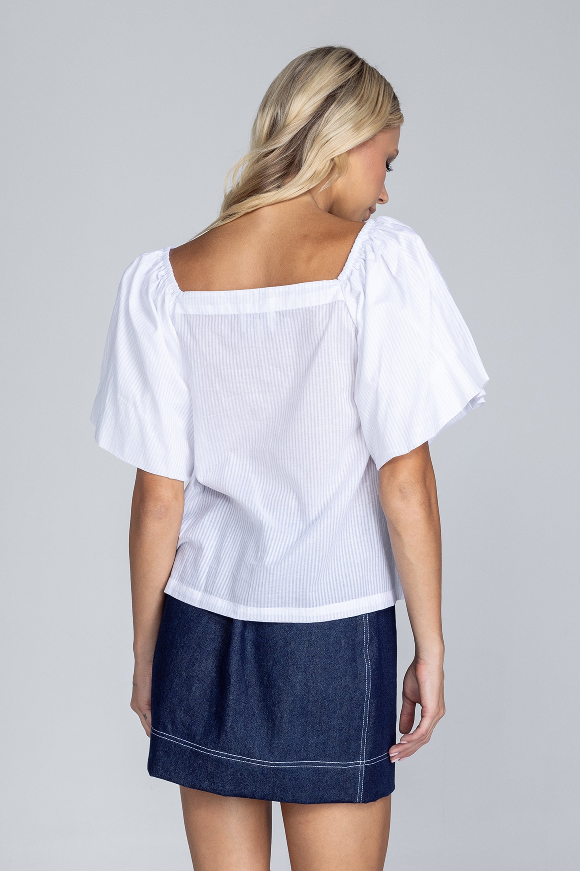 Love Me A Little Top - White
