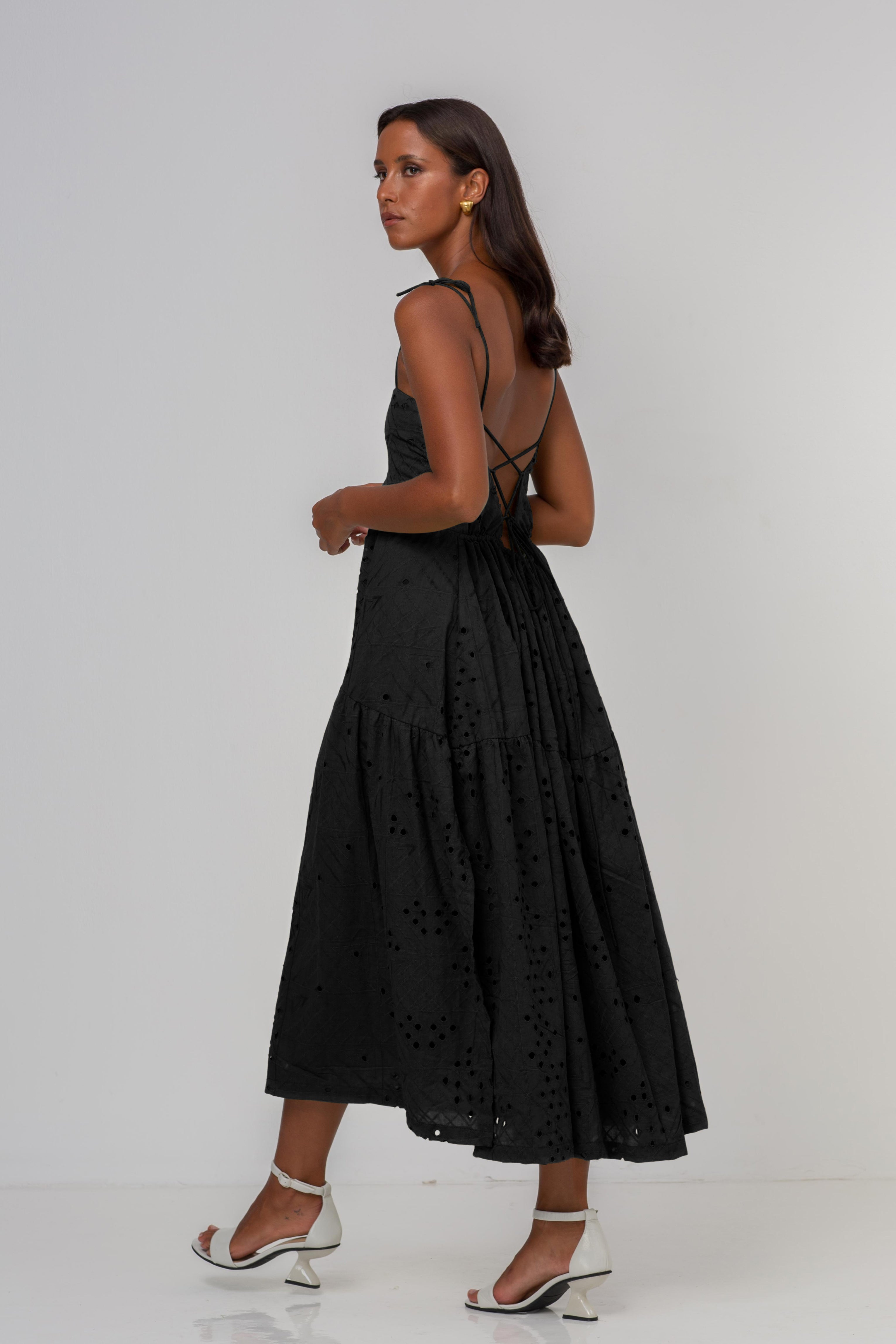 Love Me Like You Say Dress -  Black