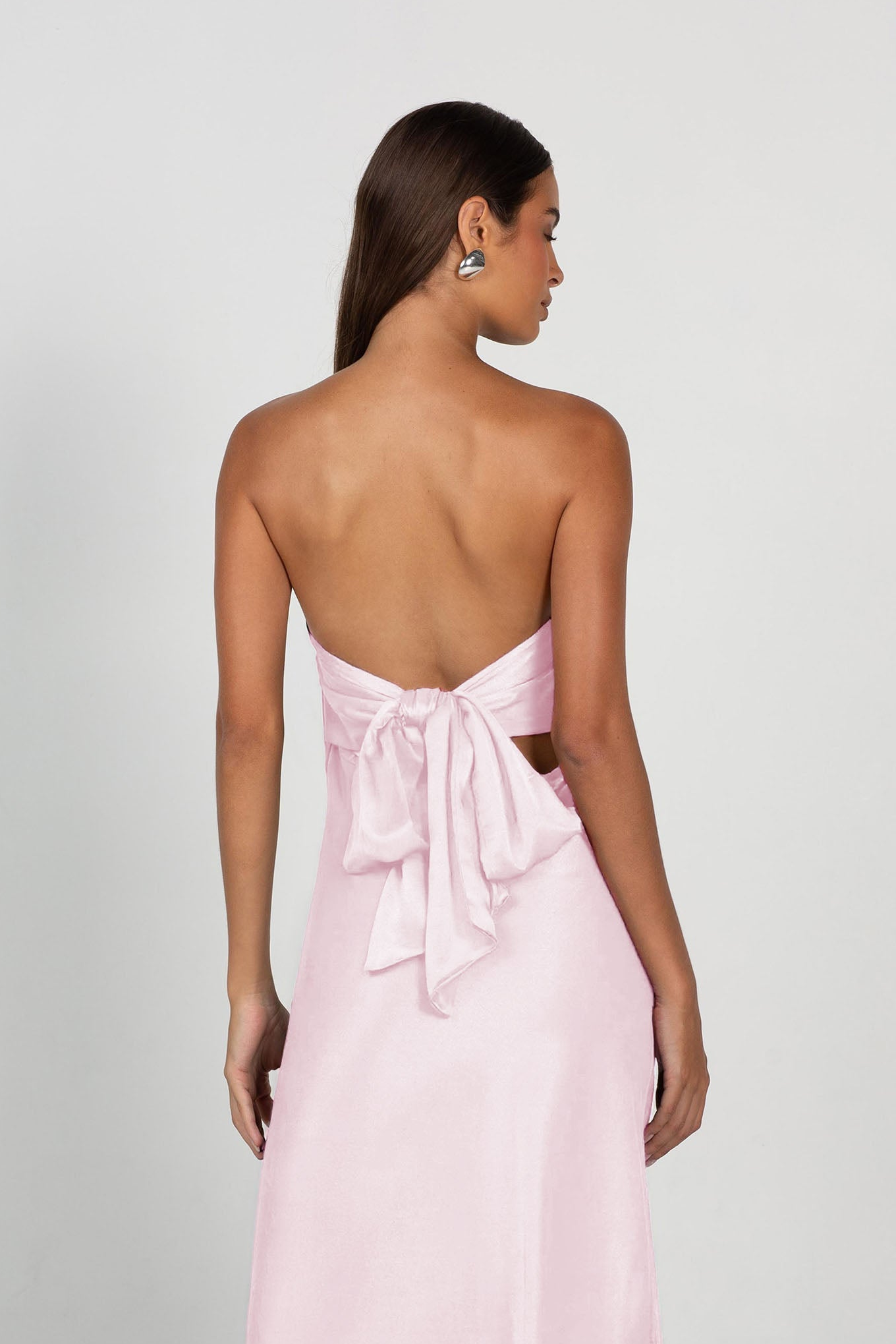 PRE-ORDER Luminary Bandeau Dress - Baby Pink