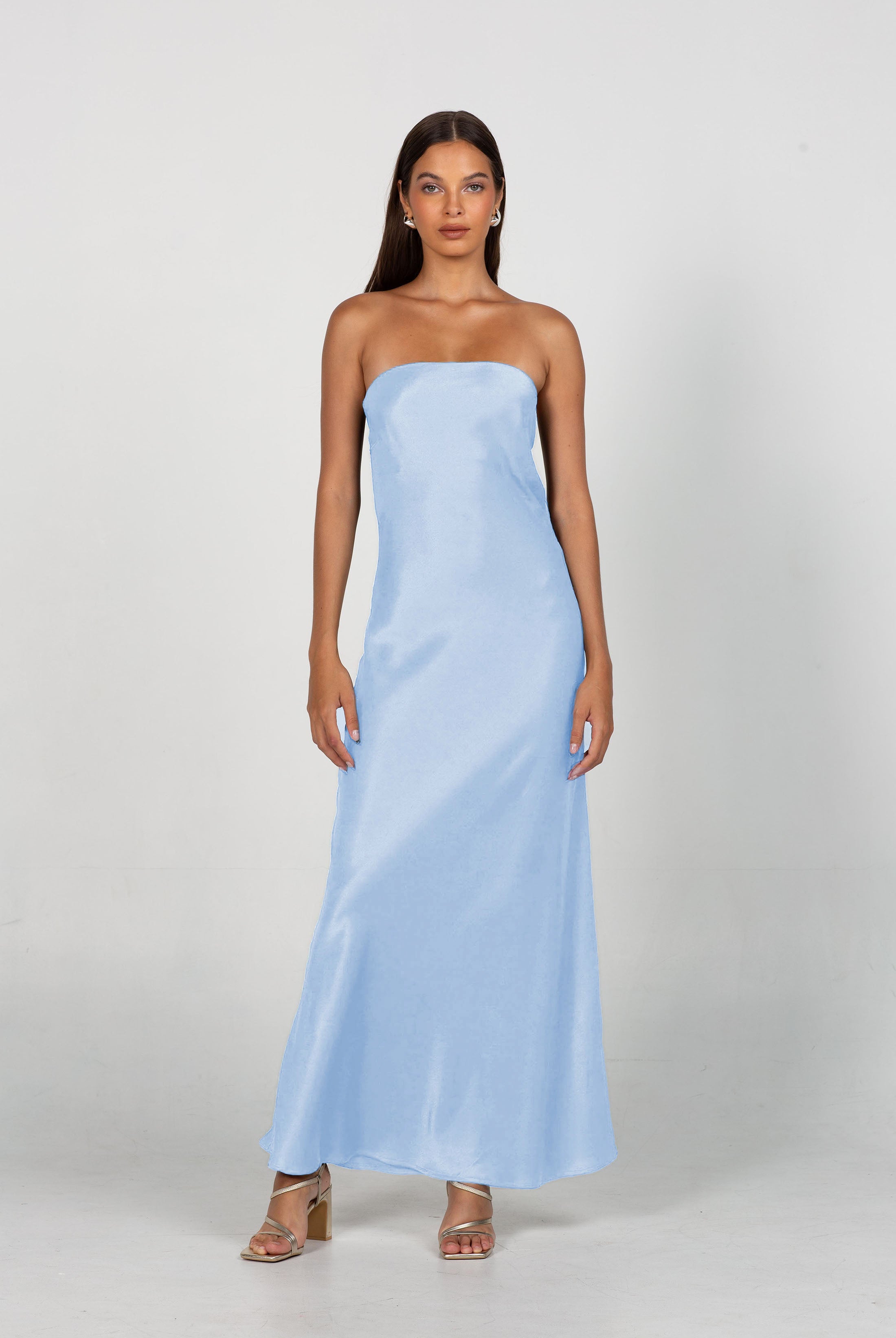 PRE-ORDER Luminary Bandeau Dress - Fresh Blue