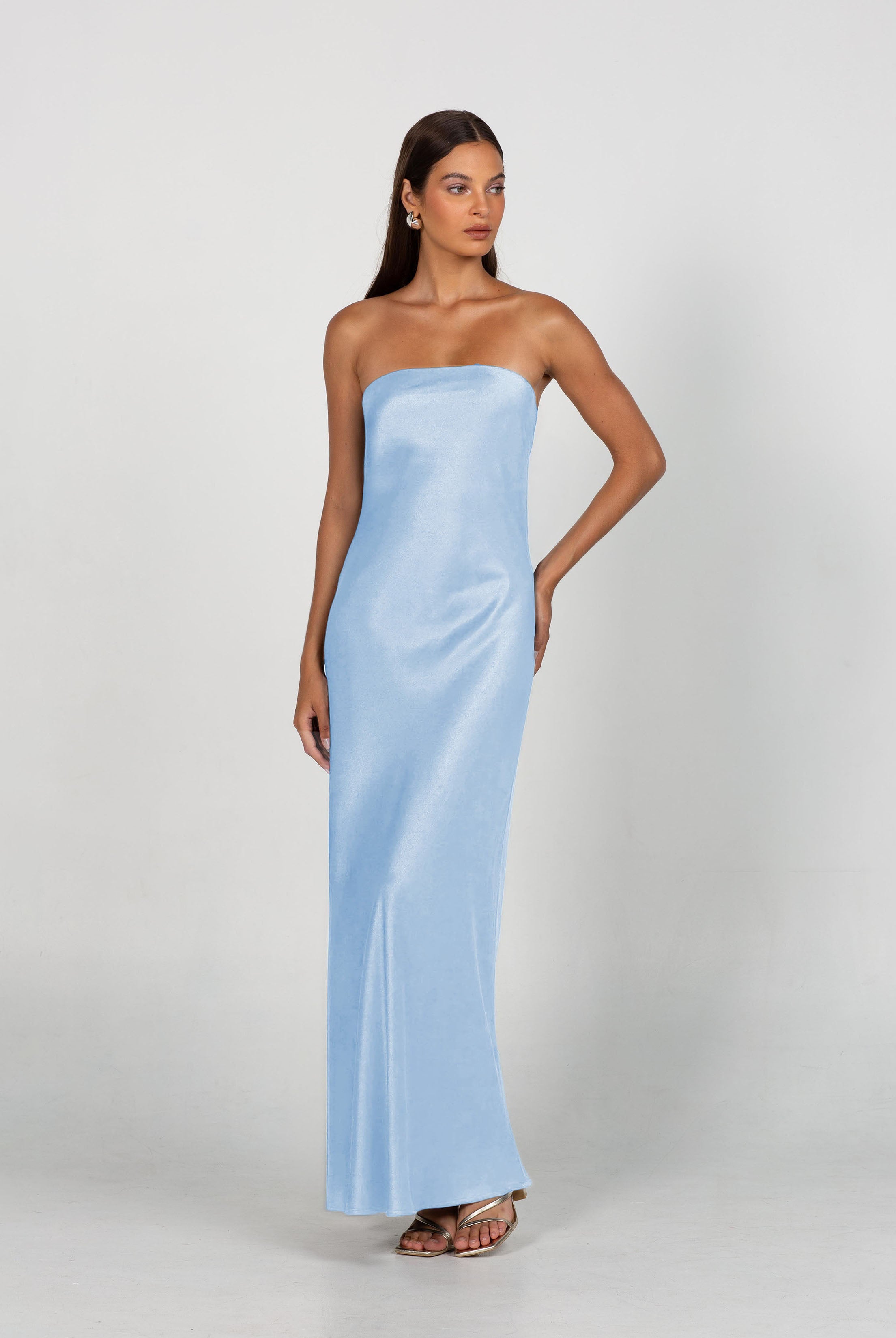 PRE-ORDER Luminary Bandeau Dress - Fresh Blue