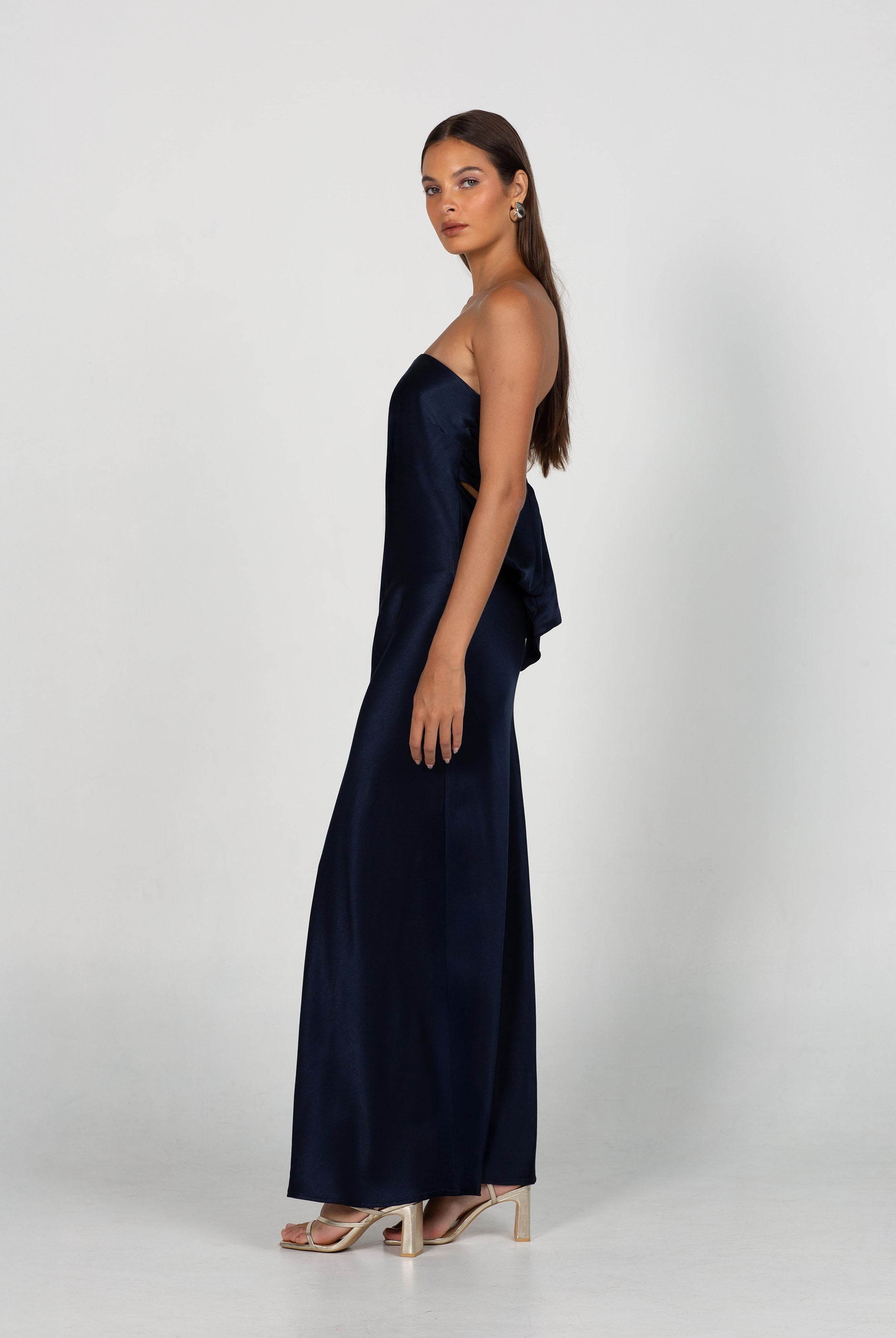 PRE-ORDER - Luminary Bandeau Dress - Navy