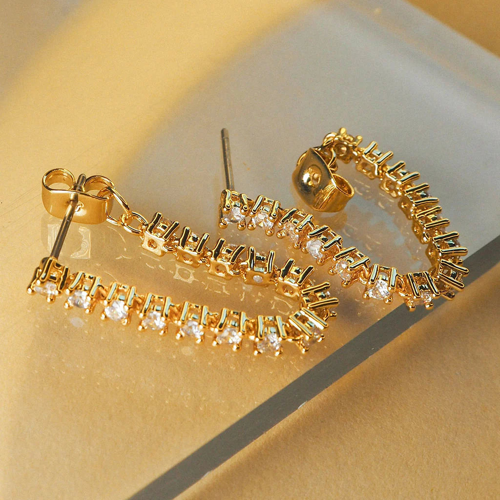 Luv AJ - Ballier Chain Studs - Gold