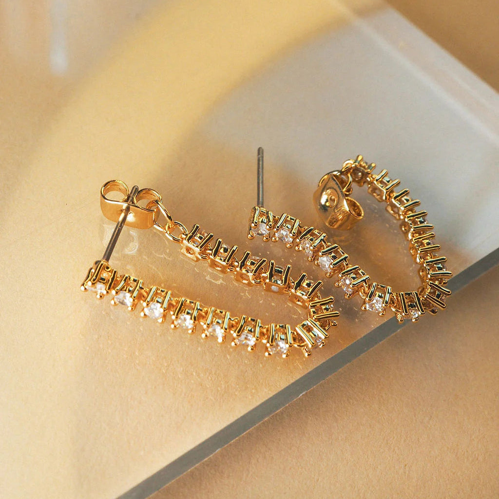 Luv AJ - Ballier Chain Studs - Gold