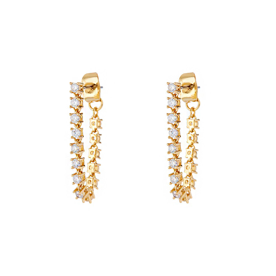 Luv AJ - Ballier Chain Studs - Gold