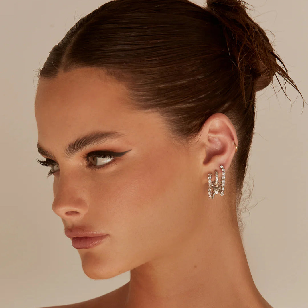 Luv AJ - Ballier Chain Studs - Silver