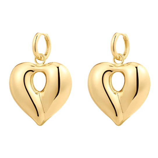 Luv AJ - Corazon Statement Hoops - Gold