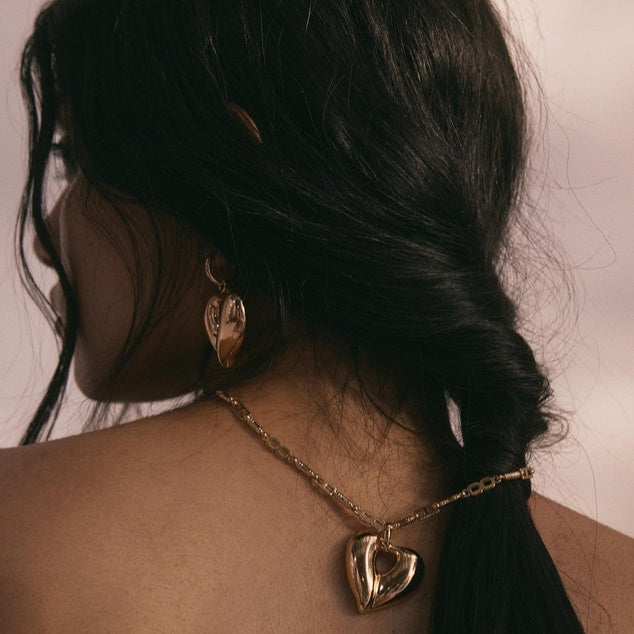 Luv AJ - Corazon Statement Hoops - Gold