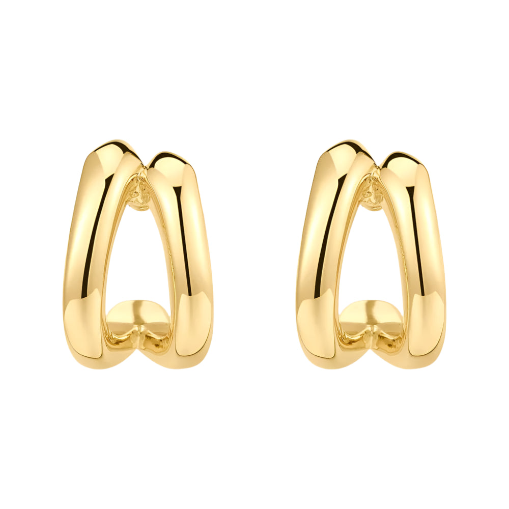 Luv AJ - Layla Split Hoops - Gold