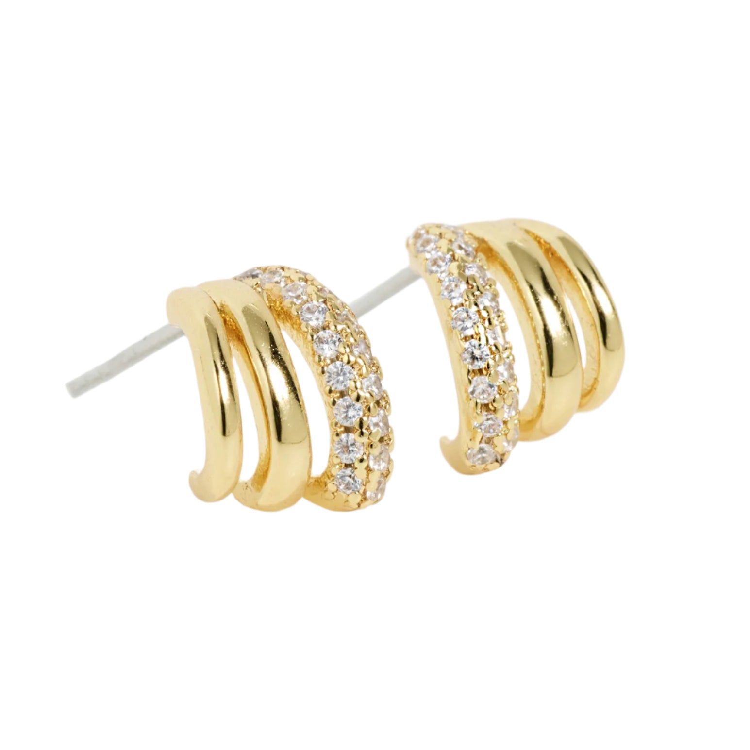 Luv AJ - Multi Piercing Huggies - Gold